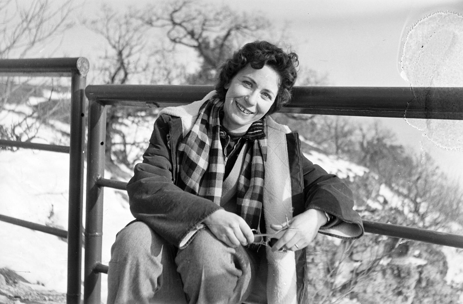 Hungary, Pomáz, a felvétel a Kőhegyen, Pomáz és Szentendre határában, a Pomázhoz tartozó Petőfi-kilátónál készült., 1959, Szilágyi Lajosné, Fortepan #294826