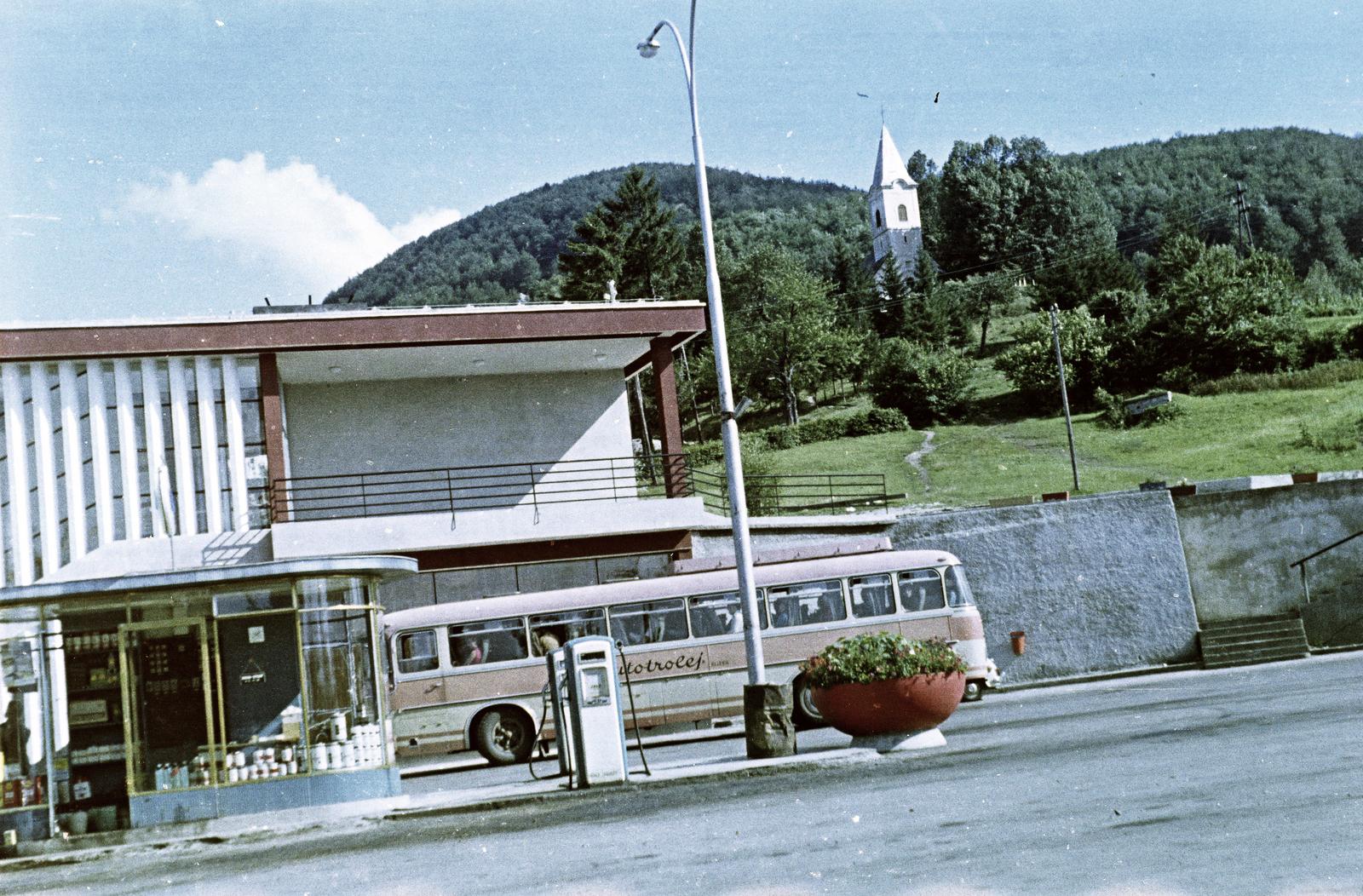1963, Szilágyi Lajosné, colorful, bus, Fortepan #294910
