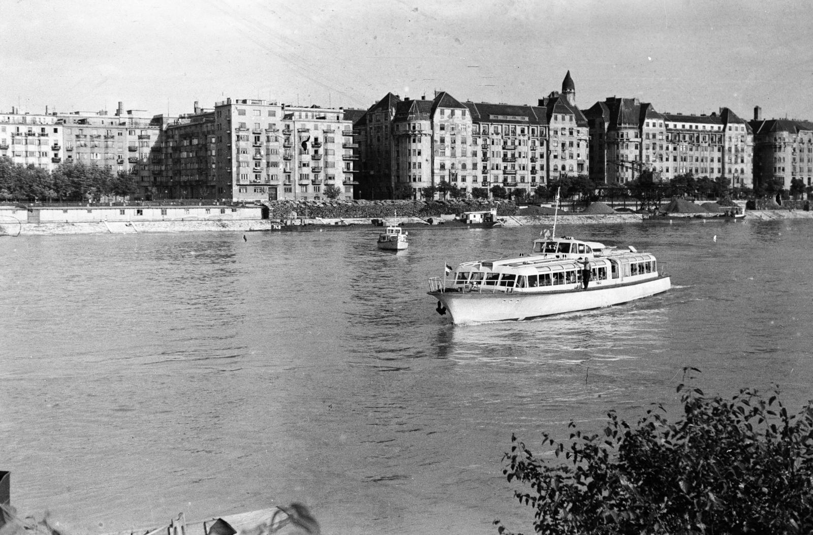 1958, Török Kálmán, hajó, Fortepan #294955