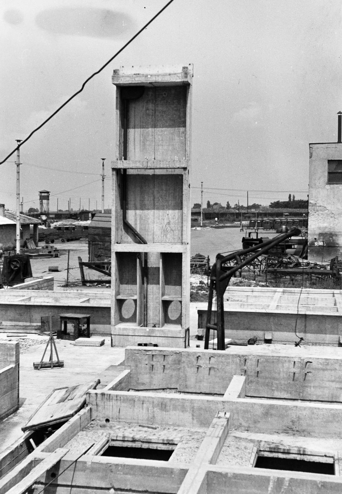 1957, Török Kálmán, construction, Fortepan #294988