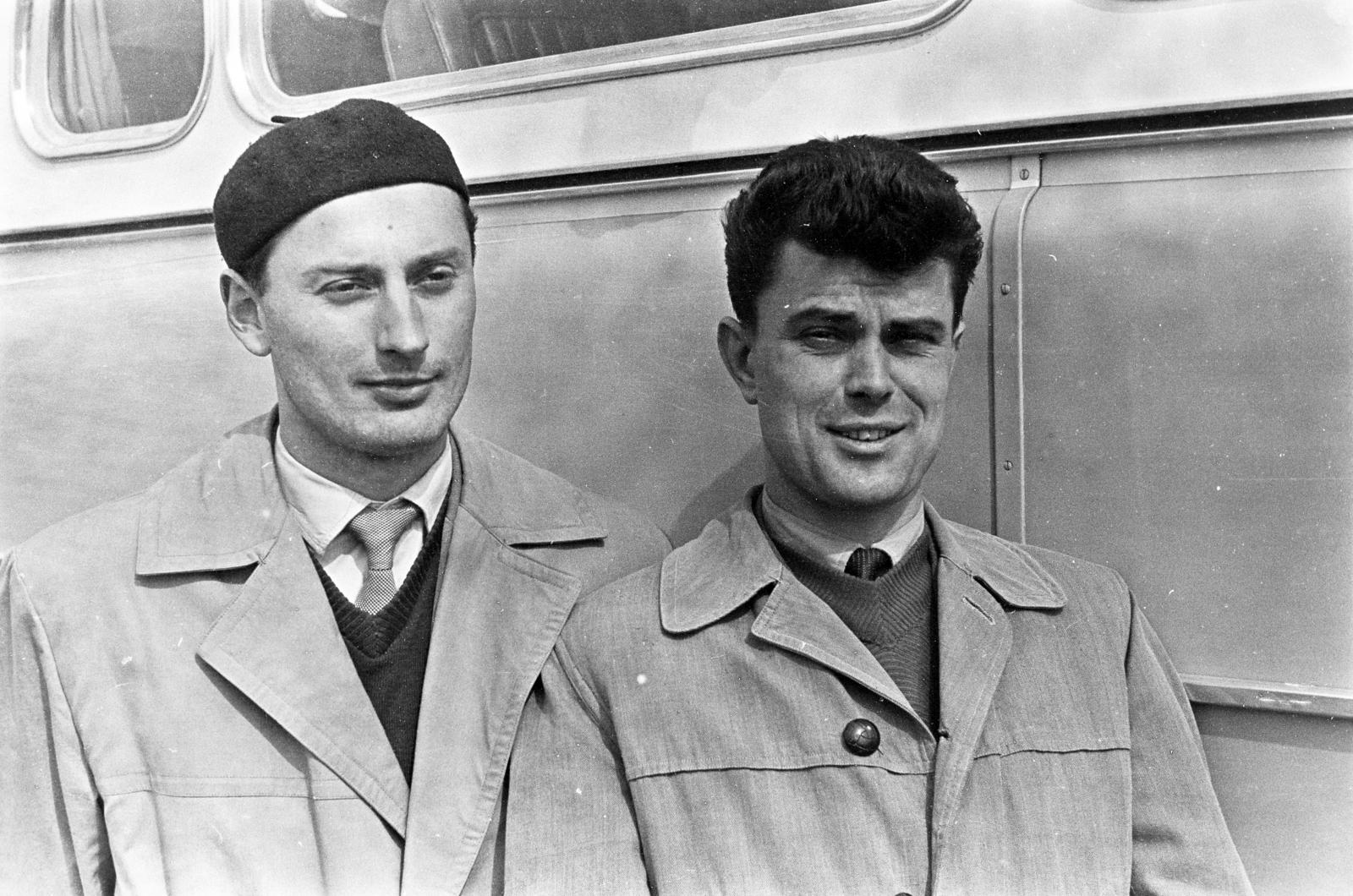 1959, Török Kálmán, férfiak, kettős portré, Fortepan #295005