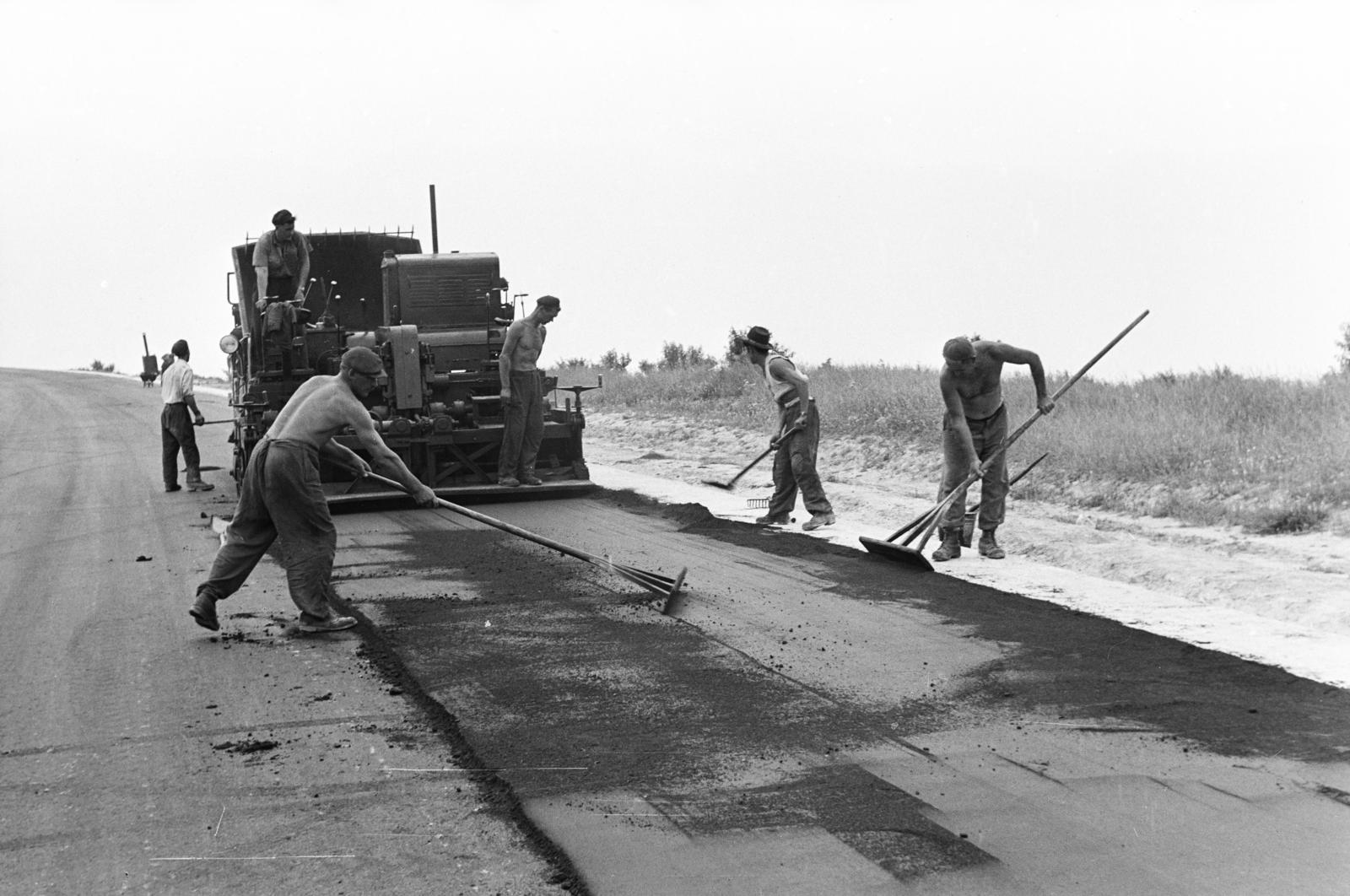 1960, Török Kálmán, paving, tool, Fortepan #295057