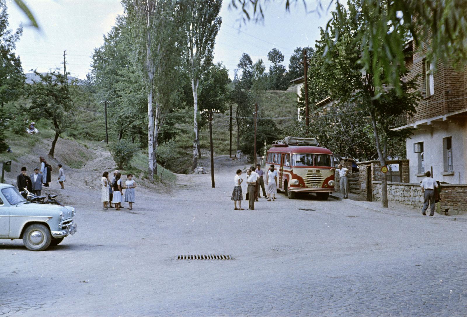 1963, Török Kálmán, autóbusz, színes, Fortepan #295066