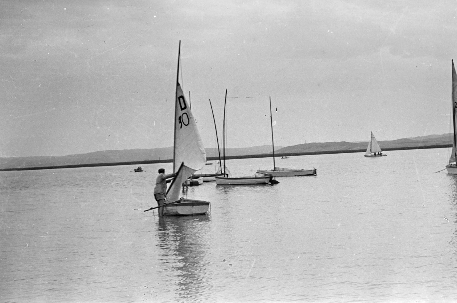 1958, Török Kálmán, vitorláshajó, Fortepan #295208