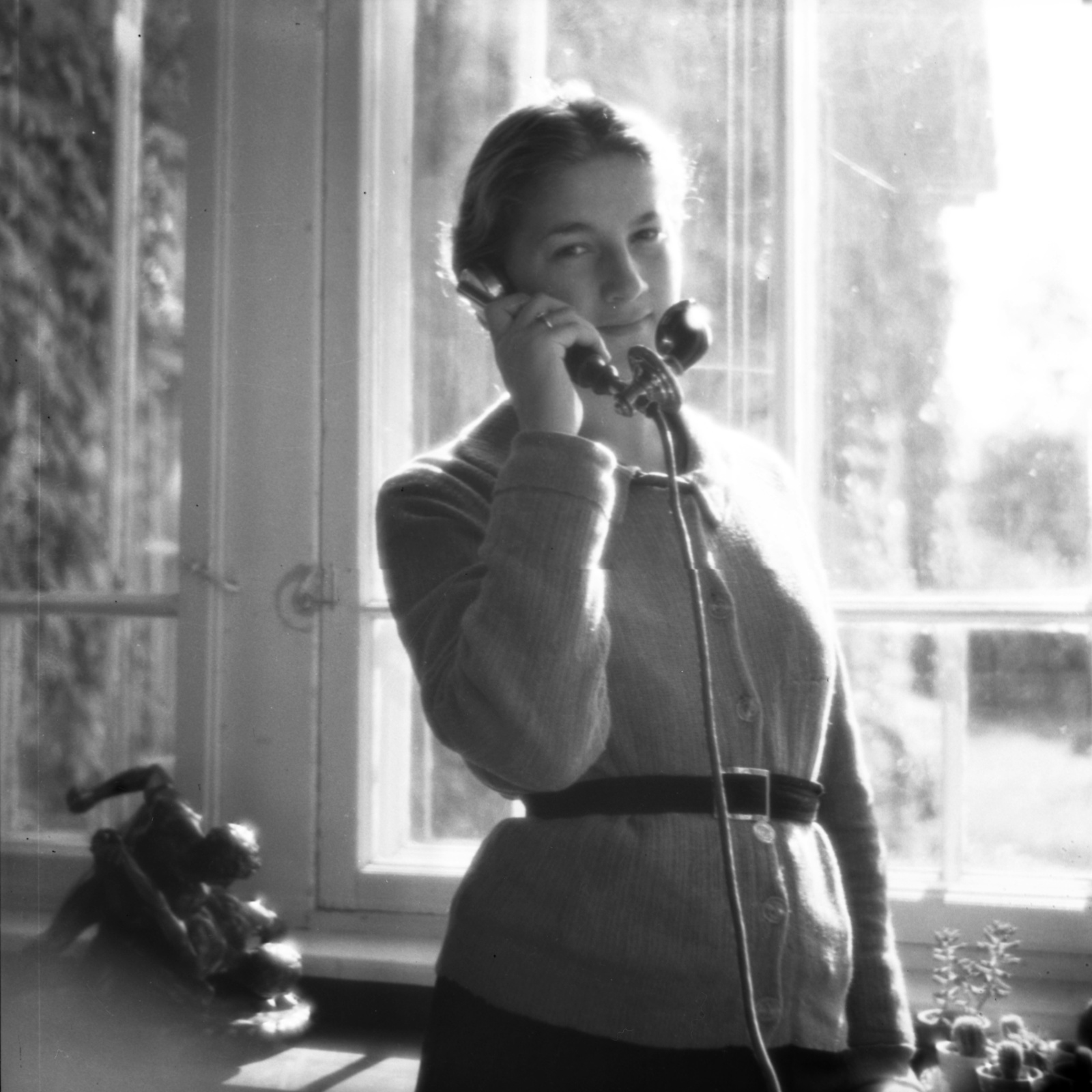 1937, Kölcsey Ferenc Dunakeszi Városi Könyvtár / Petanovits fényképek, telephone, Fortepan #29521