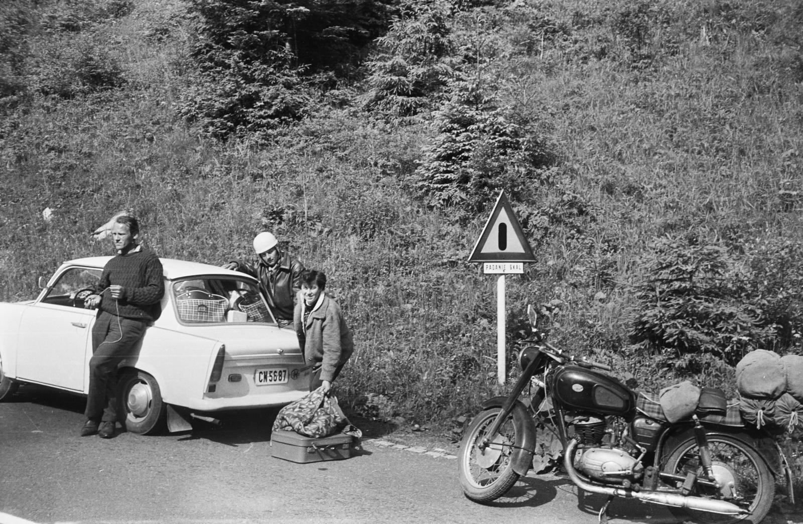 1972, Németh András dr., Trabant 601, rendszám, Fortepan #295308