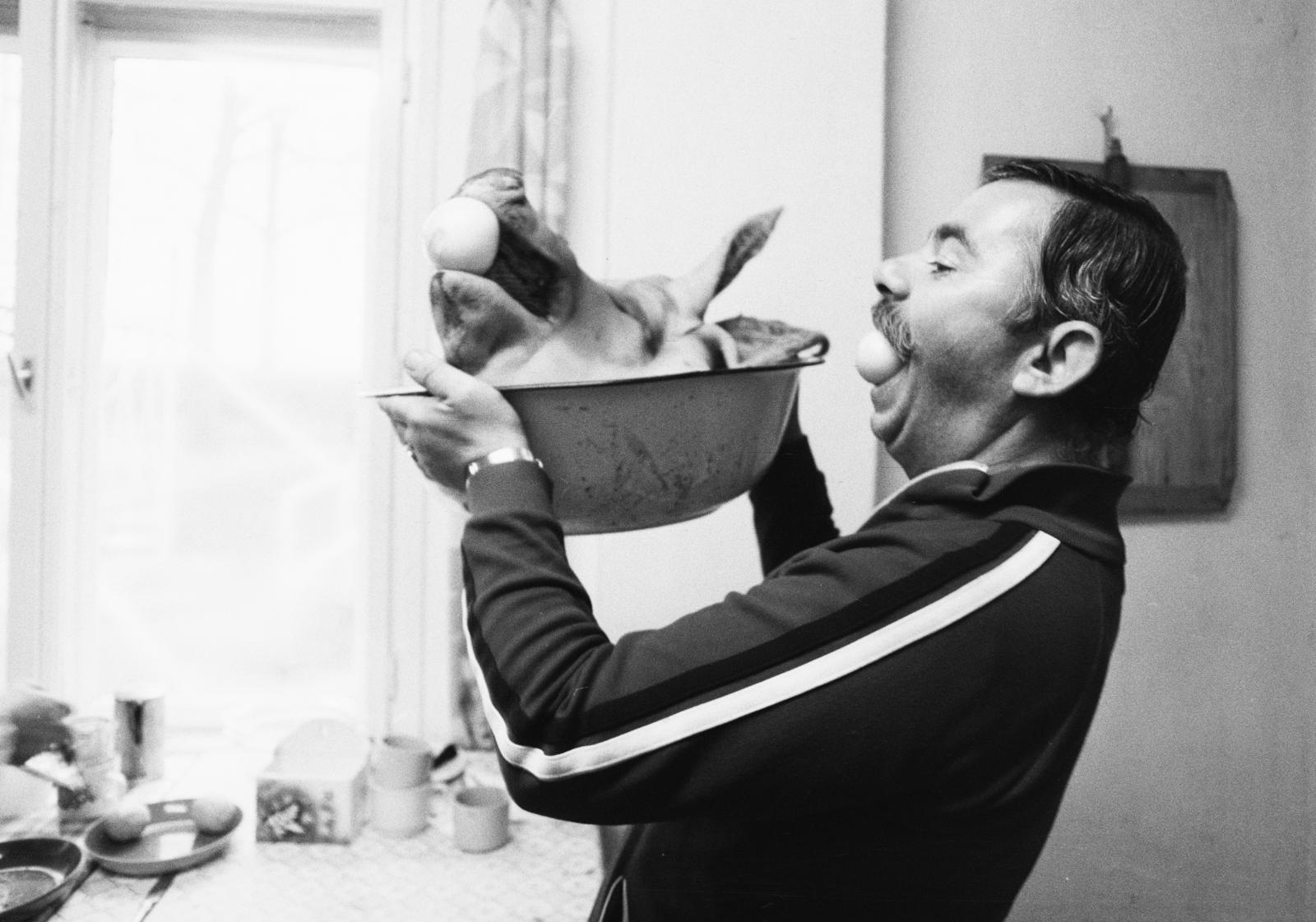 1980, Fortepan/Album092, Best of, pig, jesting, Fortepan #295349