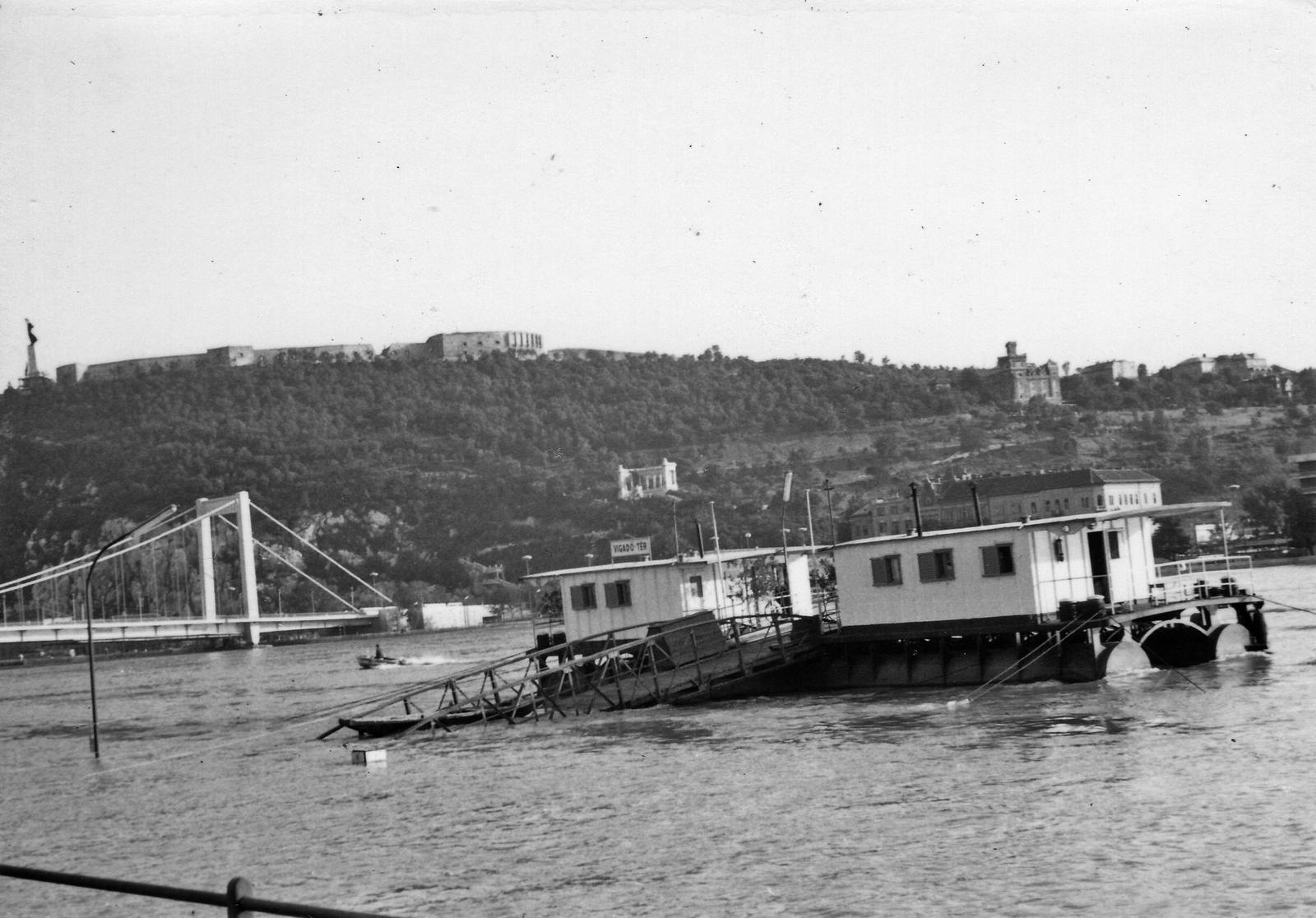 1969, Hózer Benjamin, árvíz, Fortepan #295456