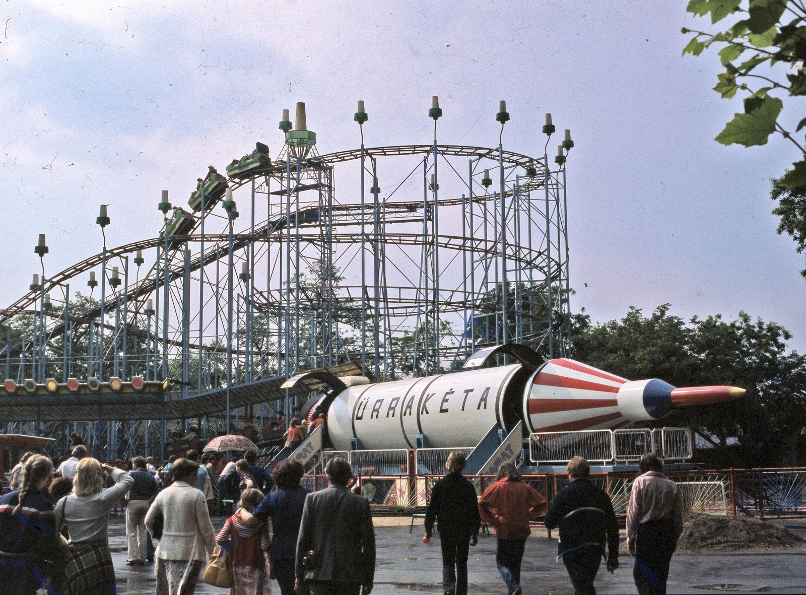 1980, Hózer Benjamin, vidámpark, Fortepan #295495
