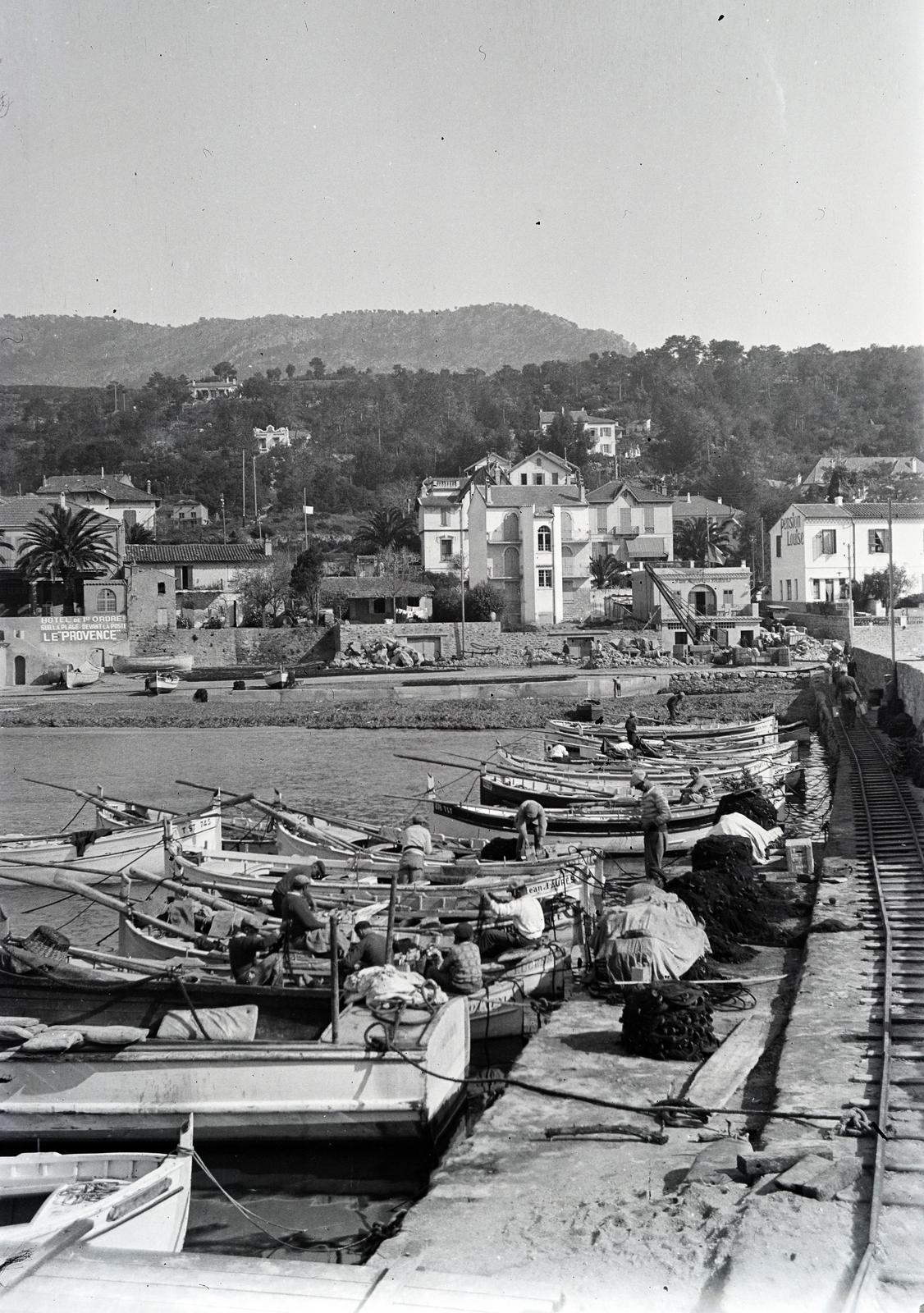 Franciaország, Le Lavandou, kikötő., 1934, Karsai Kata, Fortepan #295502