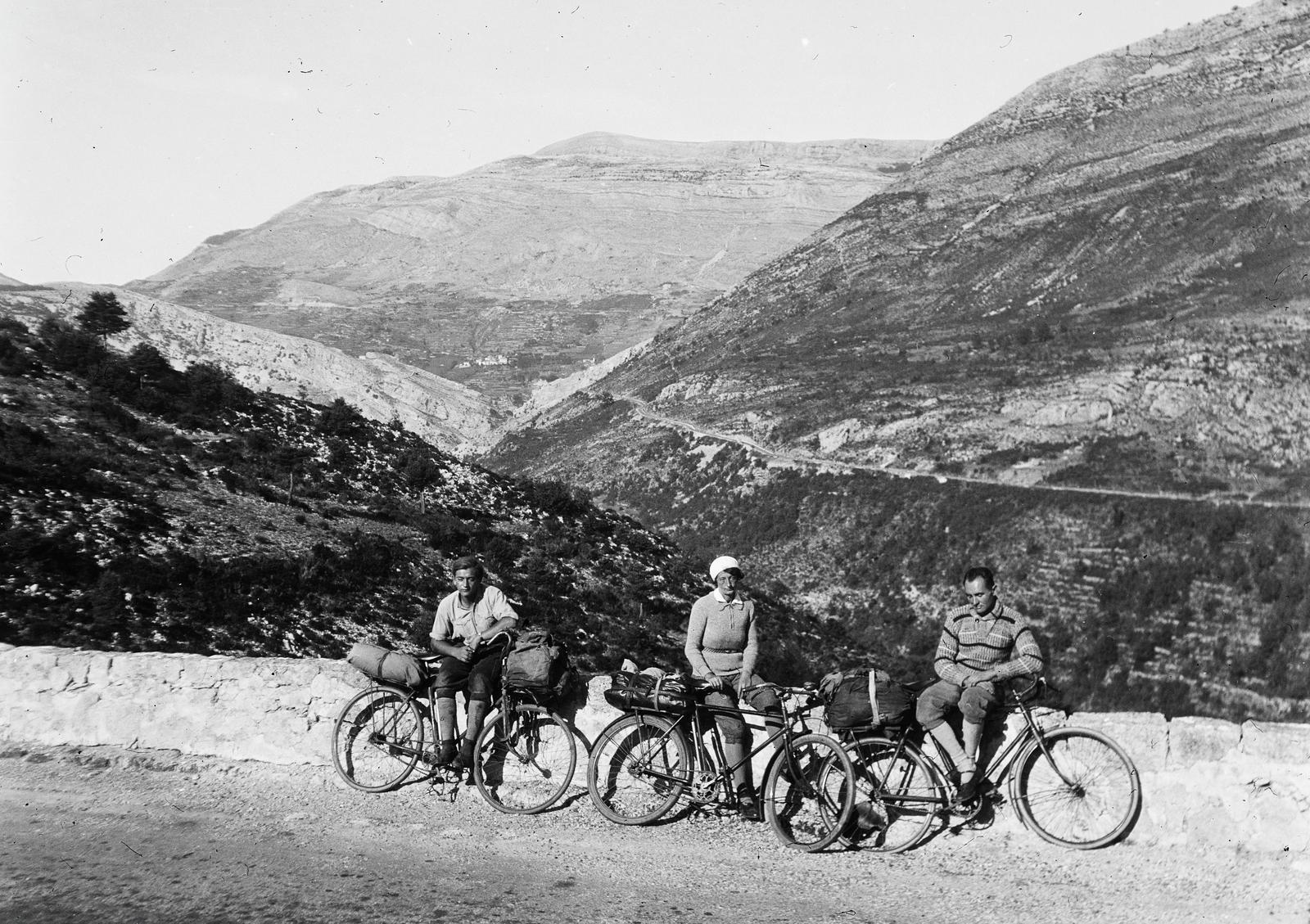 1934, Karsai Kata, tourist, relaxation, bicycle, Fortepan #295539