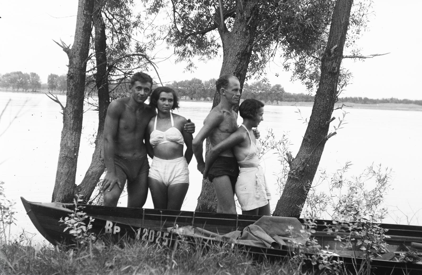 1936, Karsai Kata, emberpár, bikini, Fortepan #295551
