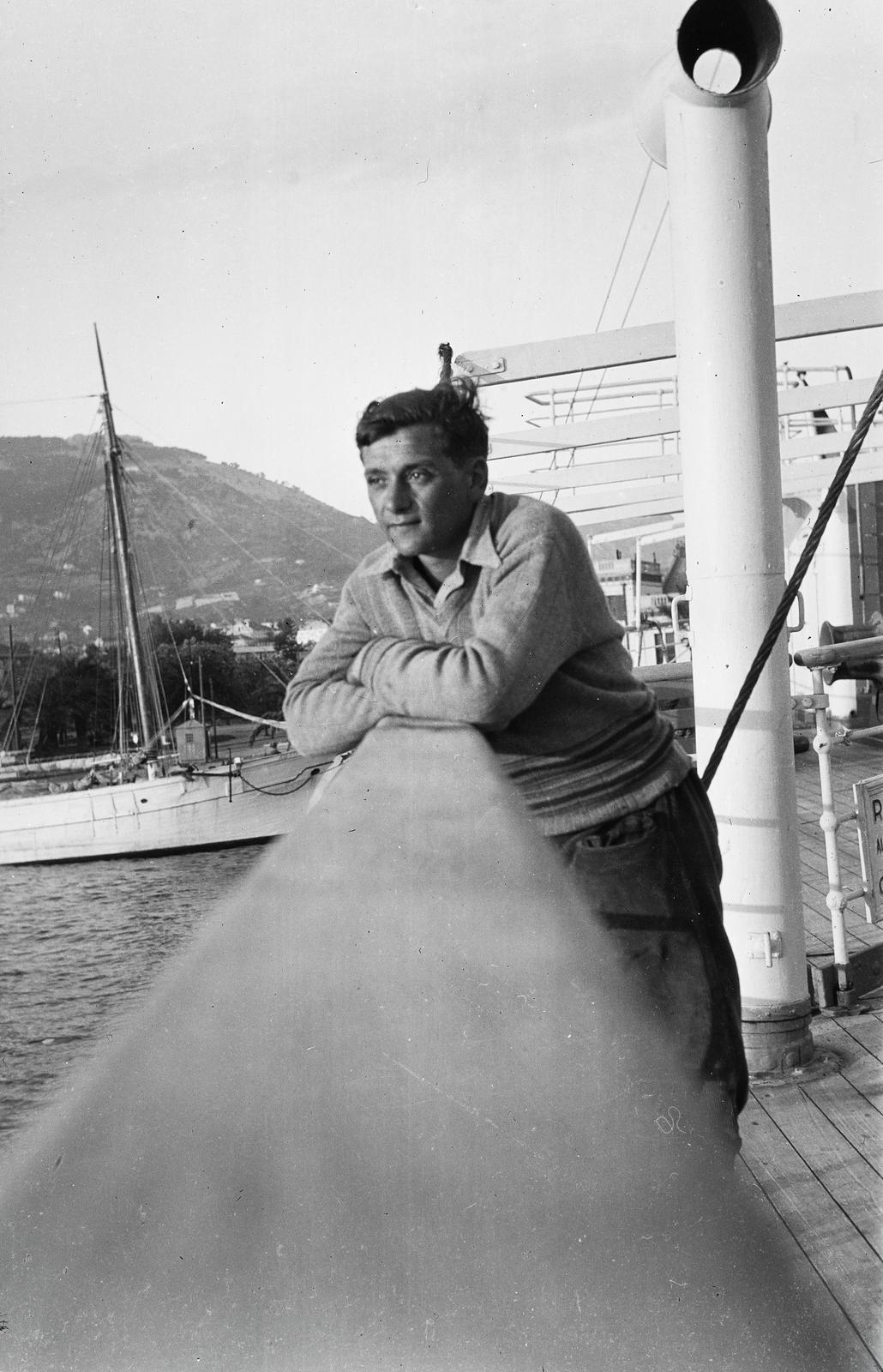 1934, Karsai Kata, támaszkodás, férfi, Fortepan #295561