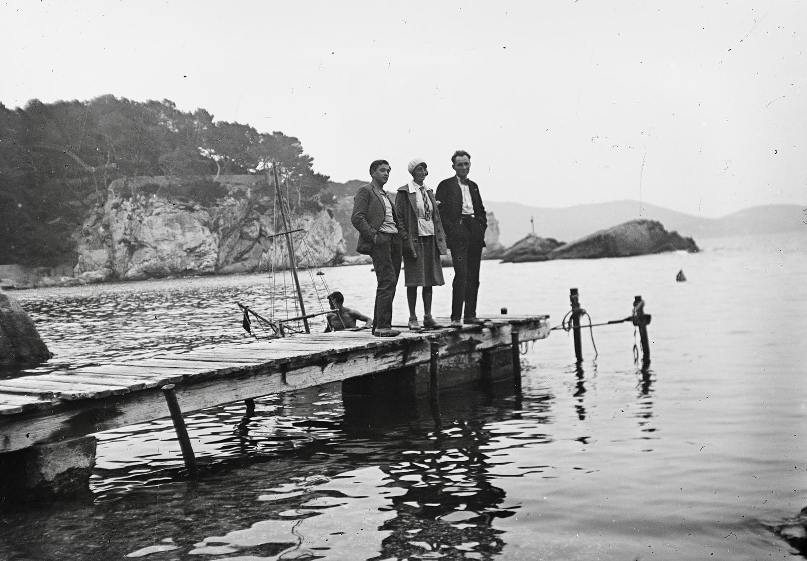 1934, Karsai Kata, water surface, pier, Fortepan #295579