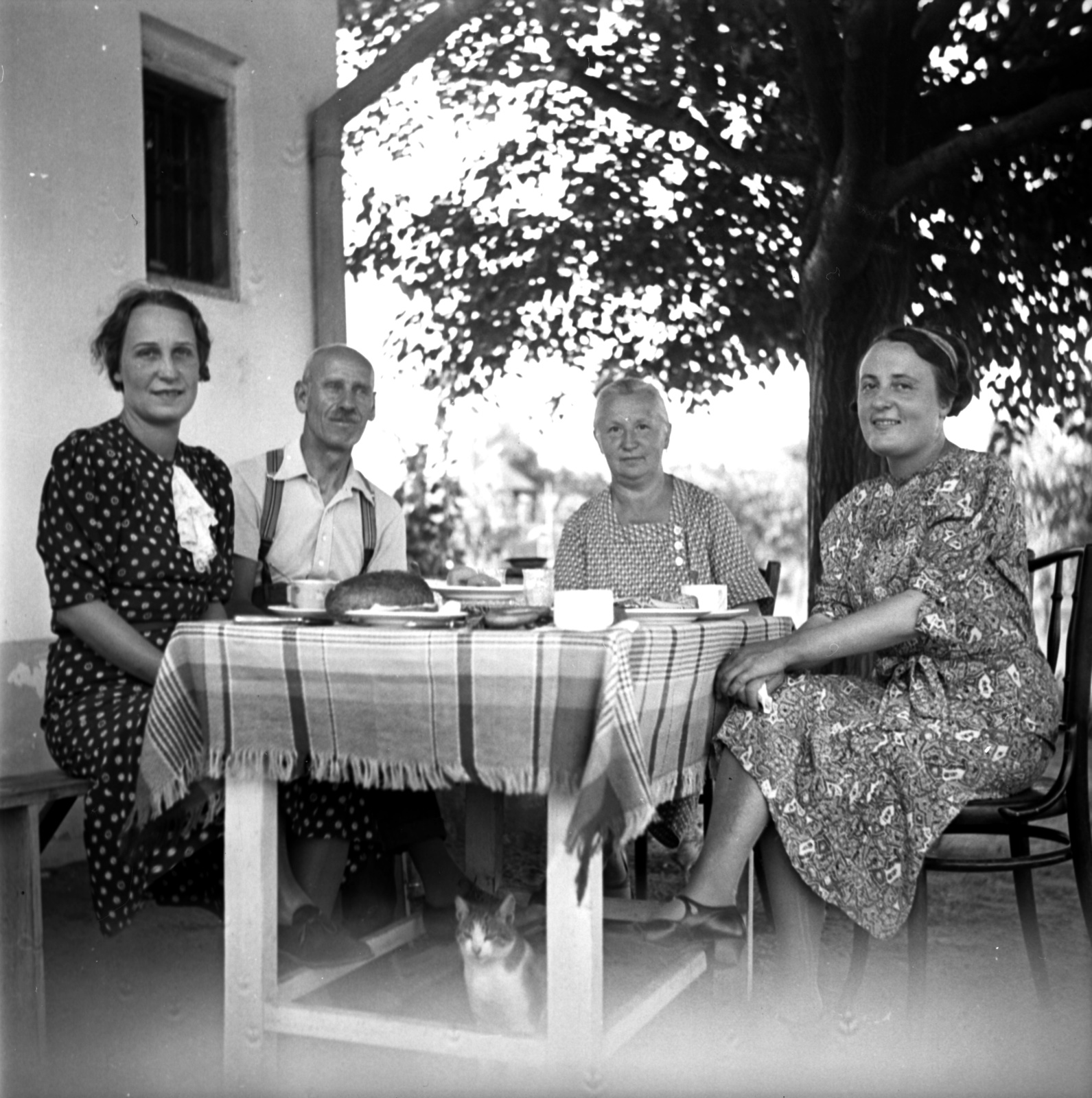 1938, Kölcsey Ferenc Dunakeszi Városi Könyvtár / Petanovits fényképek, meal, Fortepan #29569