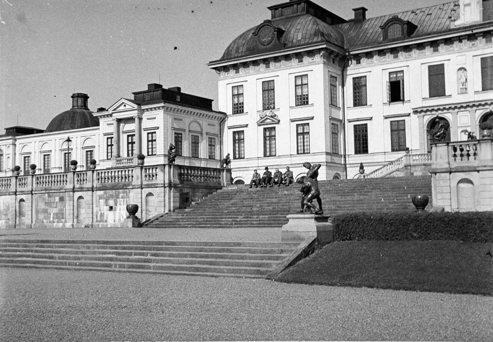 Svédország, Drottningholm, Drottningholm palota., 1936, Rákóczi Péter, Fortepan #295697