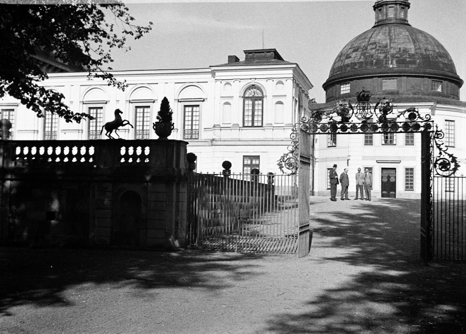 Sweden, Drottningholm palota, jobbra a kápolna., 1936, Rákóczi Péter, Fortepan #295698