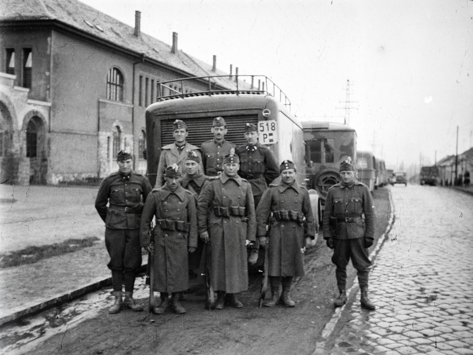 1941, Száraz Miklós György, rendszám, terepminta, teherautó, postajármű, Fortepan #295719