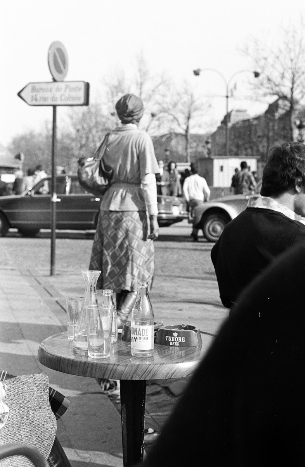 France, Paris, a felvétel az Avenue des Champs-Élysées és a Rue du Colisée sarkánál készült., 1976, Veres Juli, Fortepan #295832