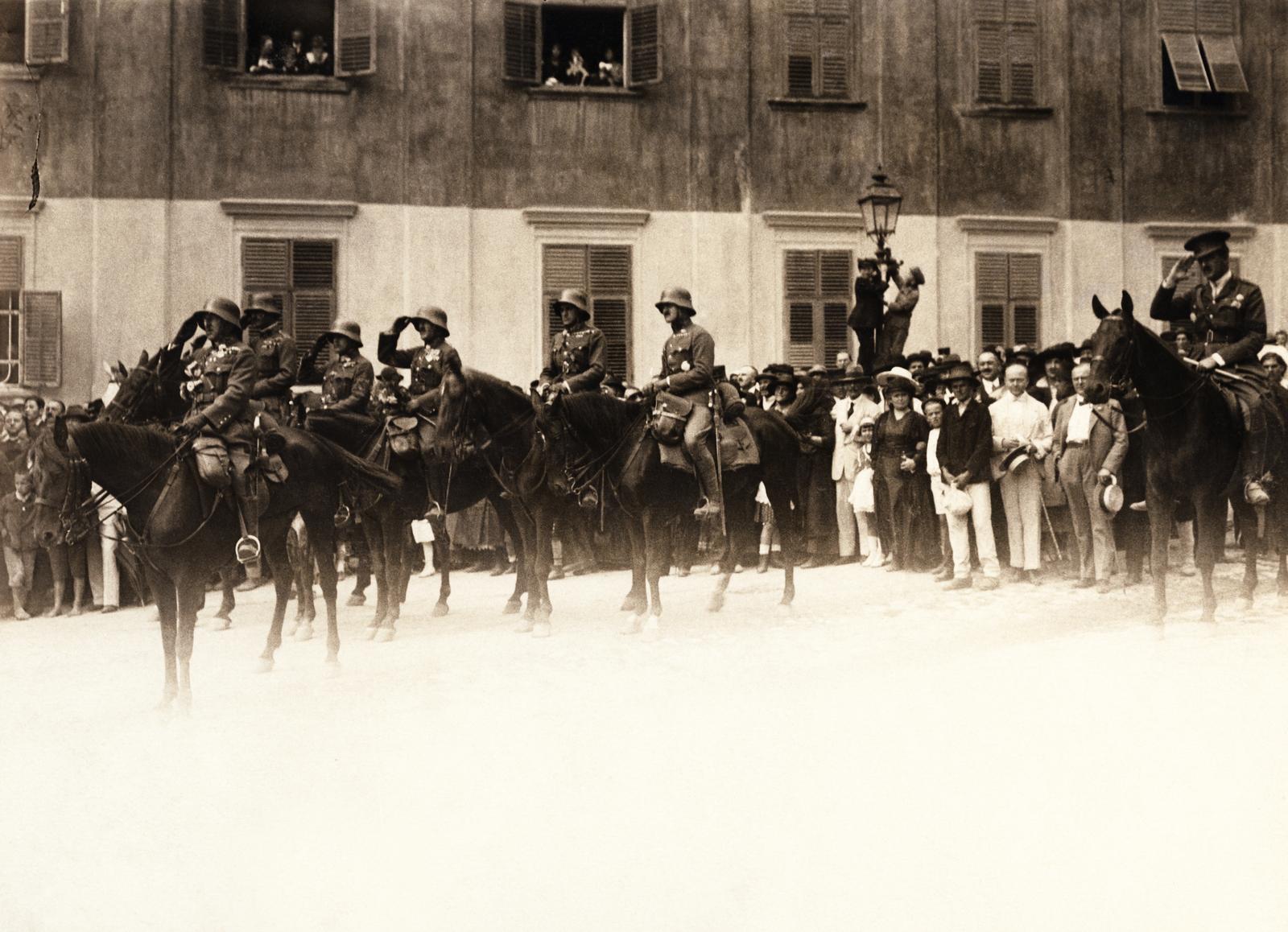 1921, Kieselbach Galéria, rider, soldier, curiosity, Fortepan #296056