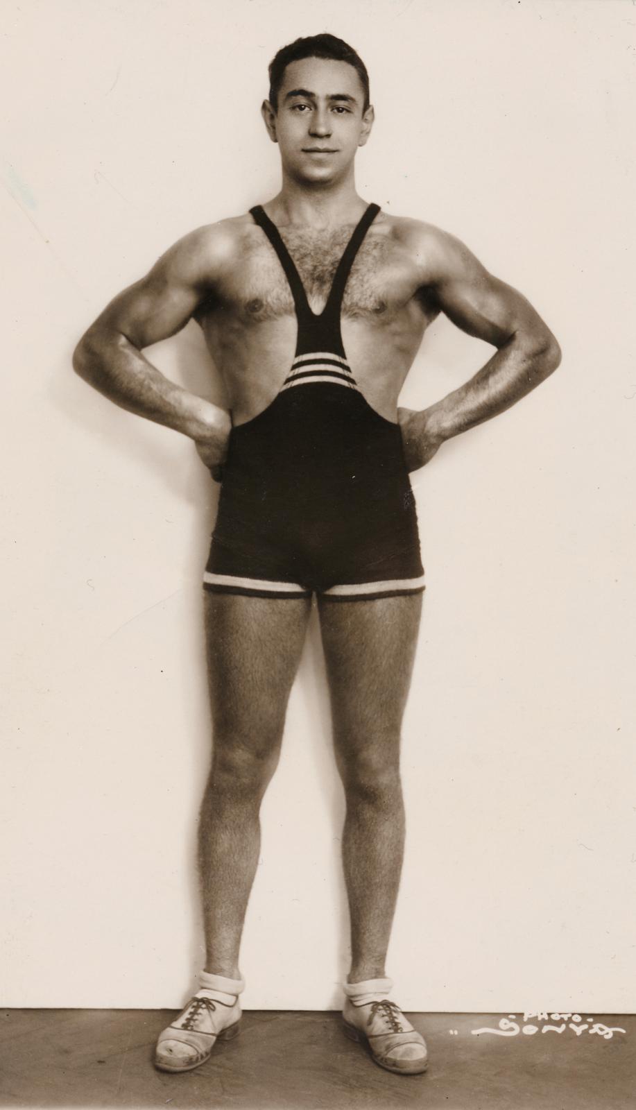 1937, Szegő István, testépítés, izmos, birkózás, Fortepan #296131