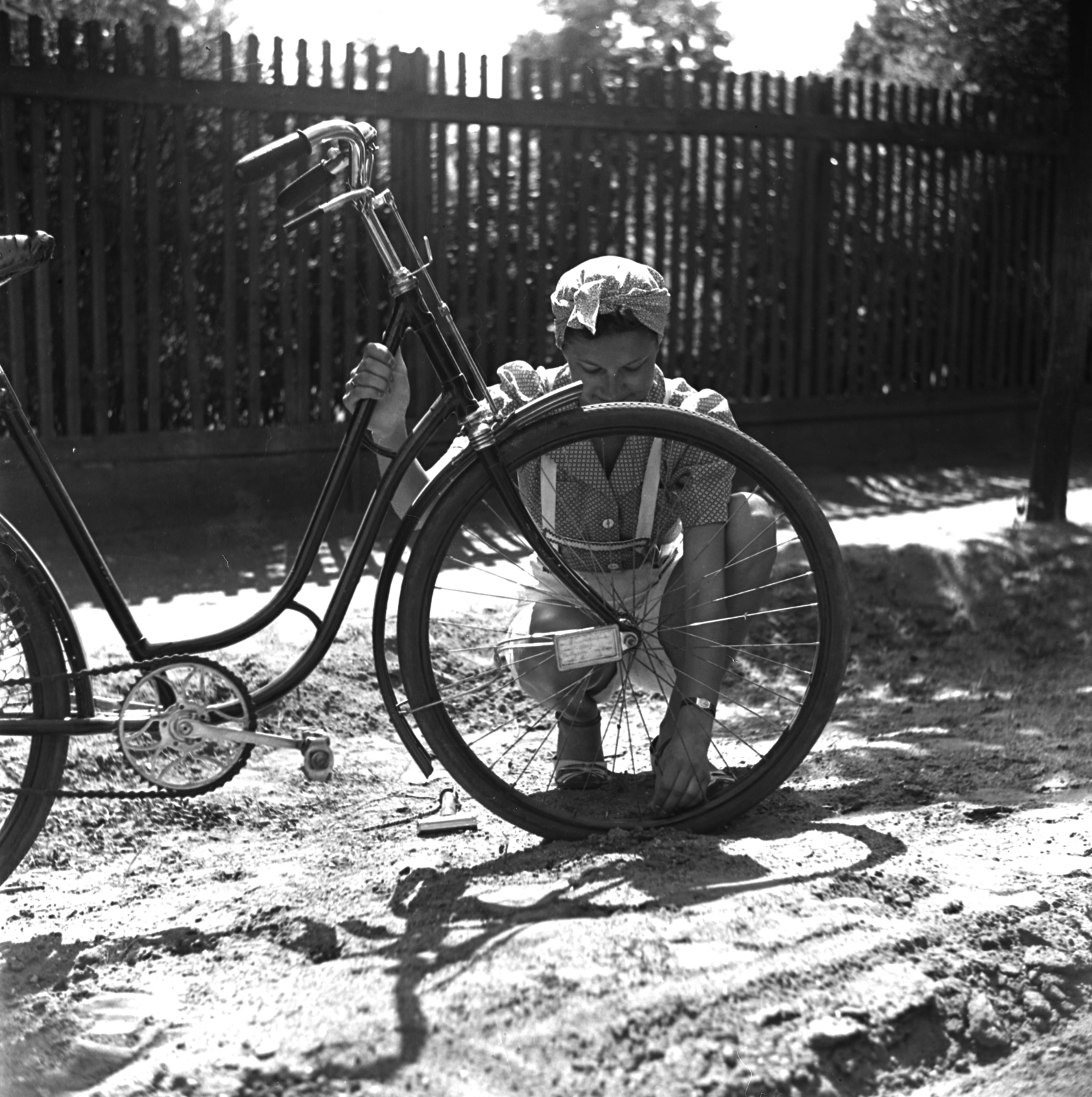 1938, Kölcsey Ferenc Dunakeszi Városi Könyvtár / Petanovits fényképek, bicycle, Gerrman brand, Phänomen-brand, Fortepan #29639