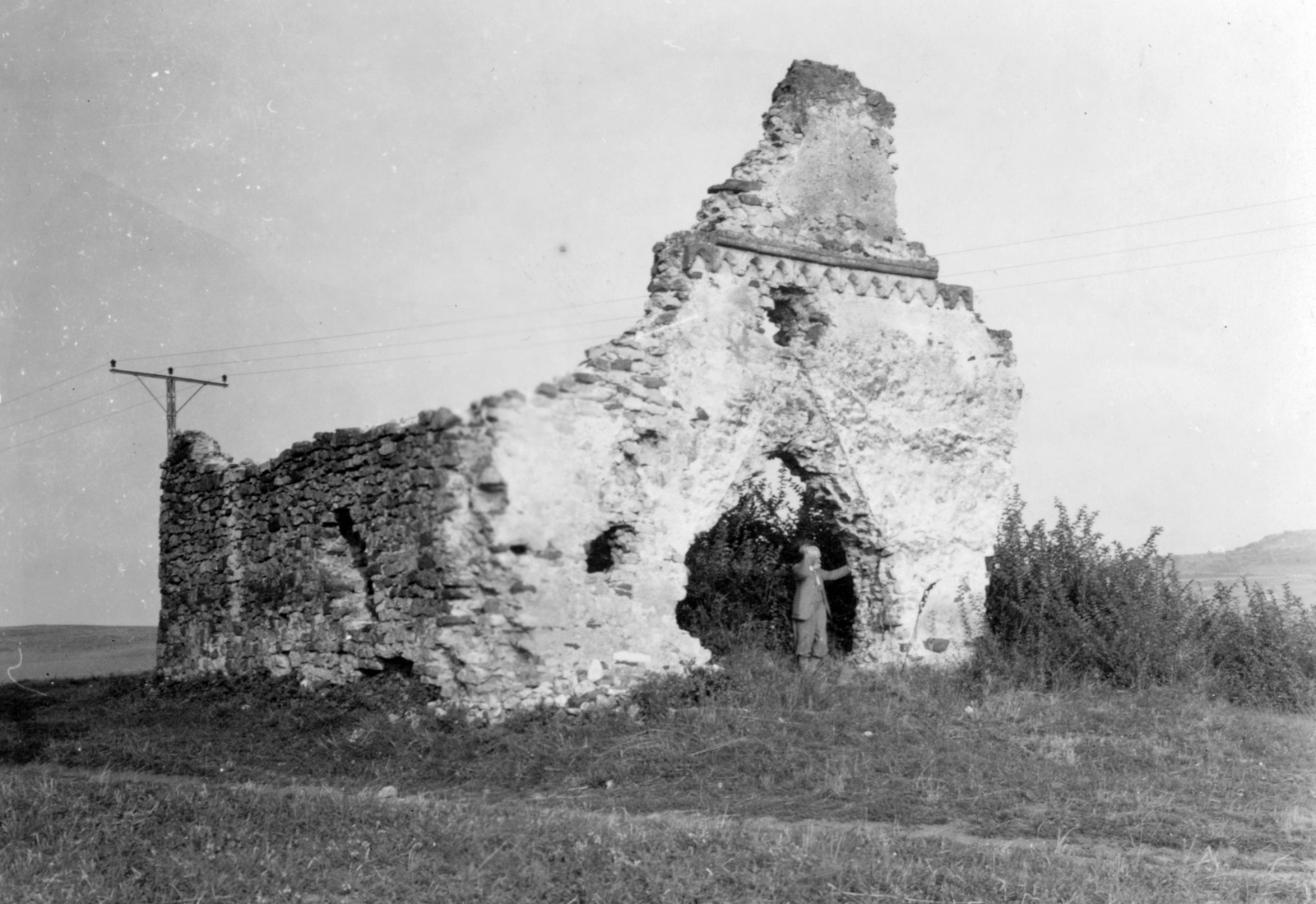 Magyarország, Aszófő, Kövesdi templomrom., 1936, Cholnoky Tamás, templom, rom, Fortepan #29851