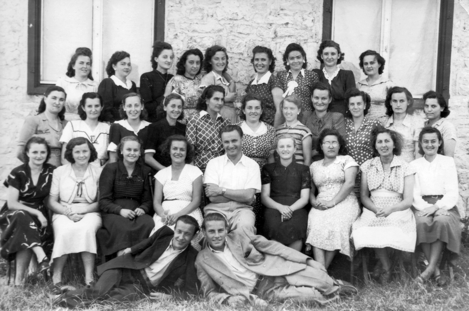 1953, Baráth Endre, tableau, Fortepan #29882