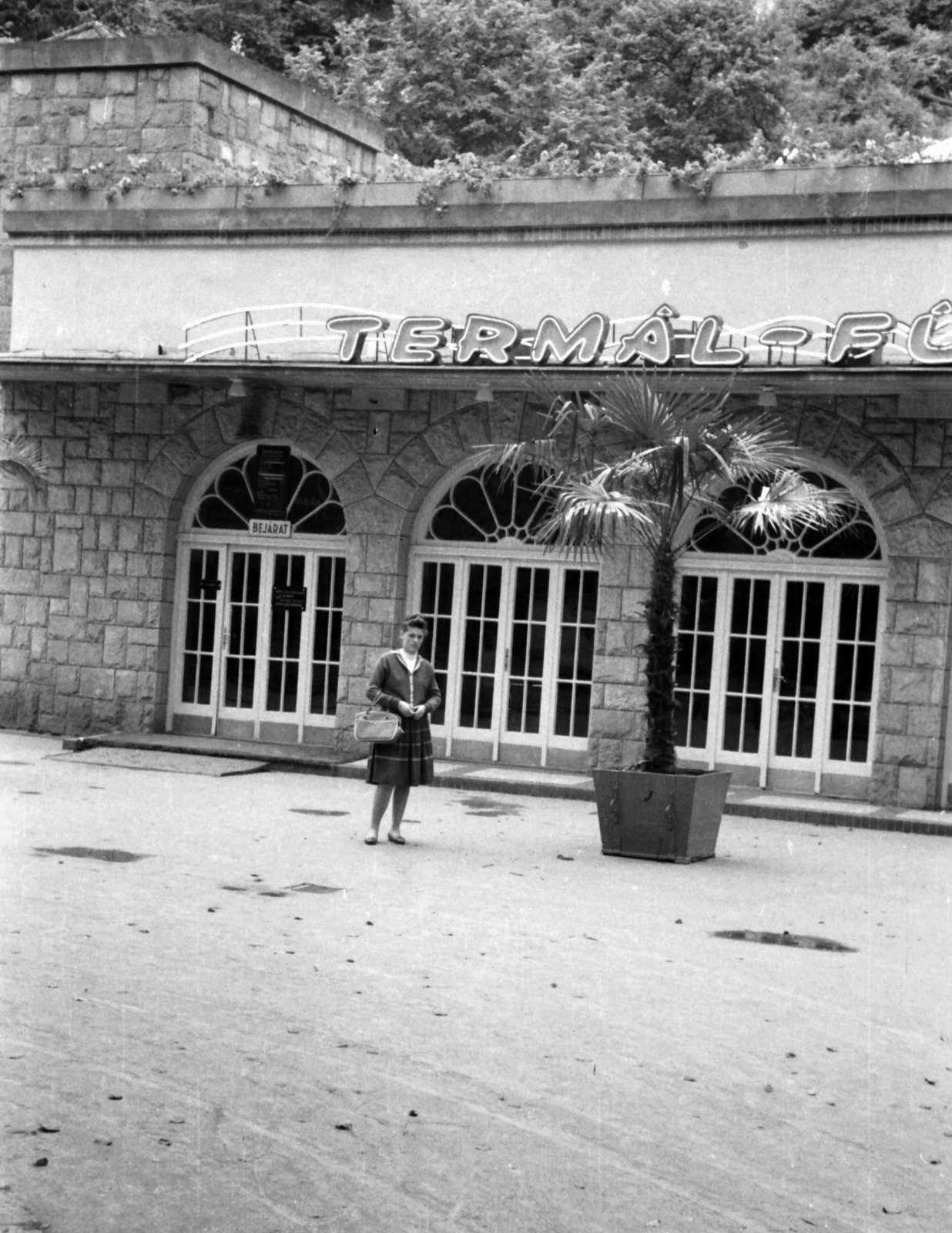 Hungary, Miskolc,Miskolctapolca, Barlangfürdő., 1963, Fortepan, Fortepan #29928