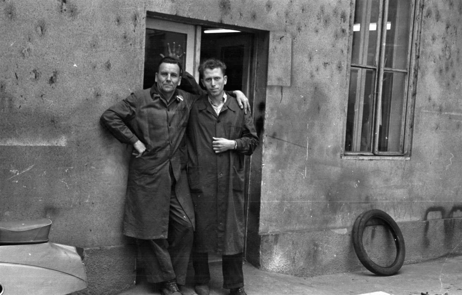 1963, Fortepan, portrait, friendship, arms around shoulders, Fortepan #29960