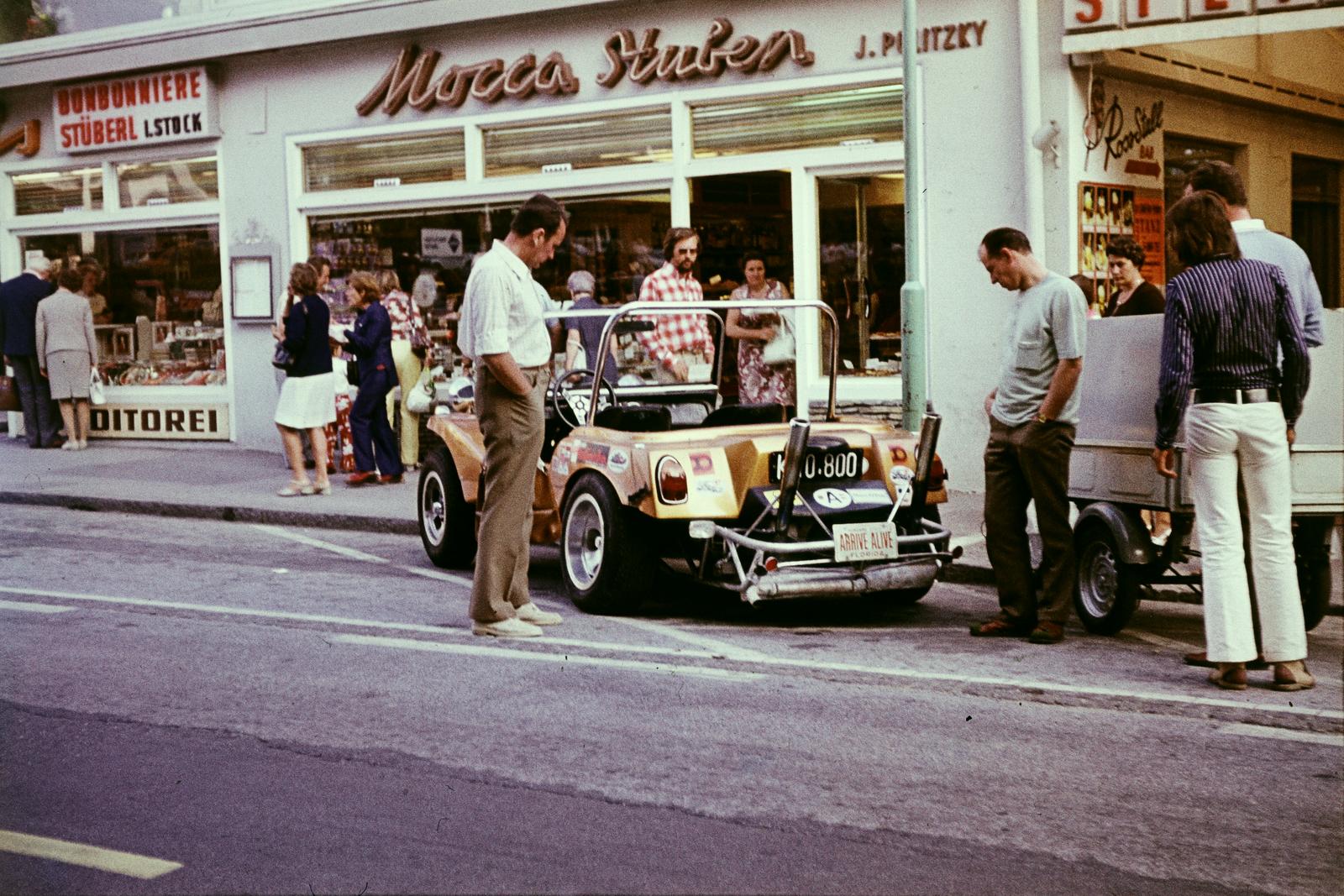 1971, Gépész, buggy, színes, kíváncsiság, Fortepan #300080