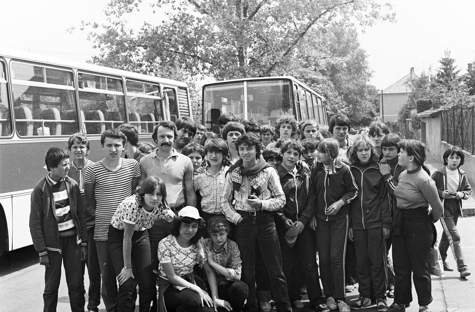 1980, Illés Zoltán, tréningruha, osztálykirándulás, Fortepan #300165
