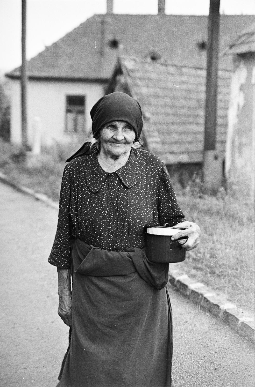 1978, Illés Zoltán, fejkendő, idős ember, Fortepan #300187