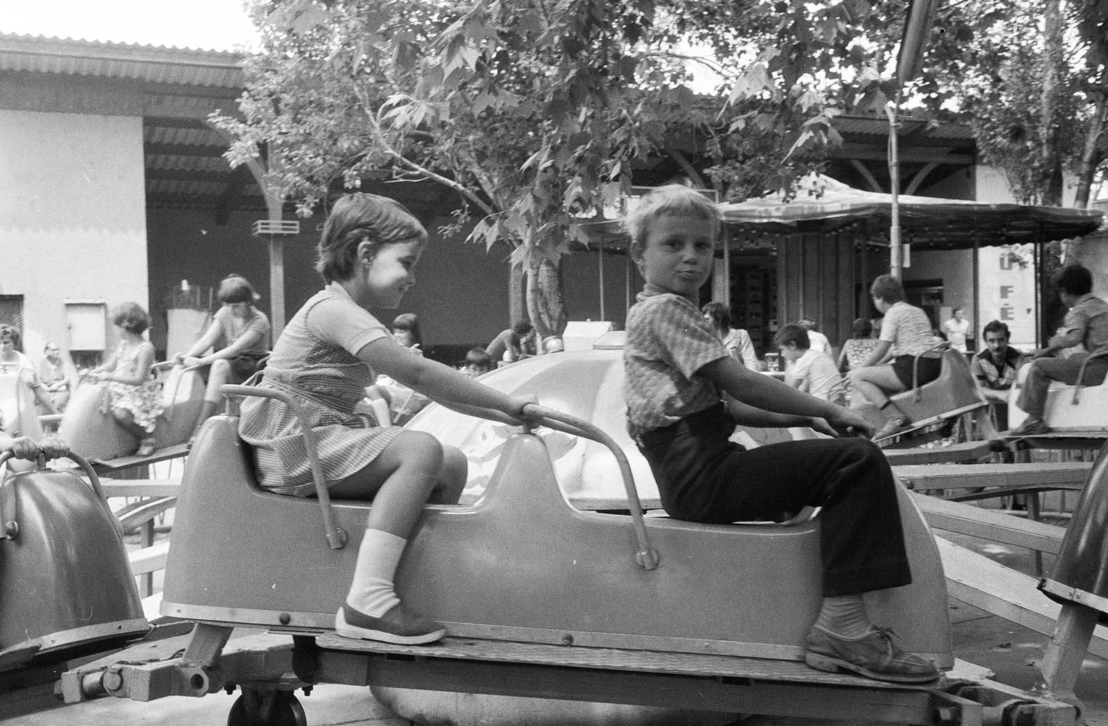 1985, Karácsony Iván, körhinta, Fortepan #300361