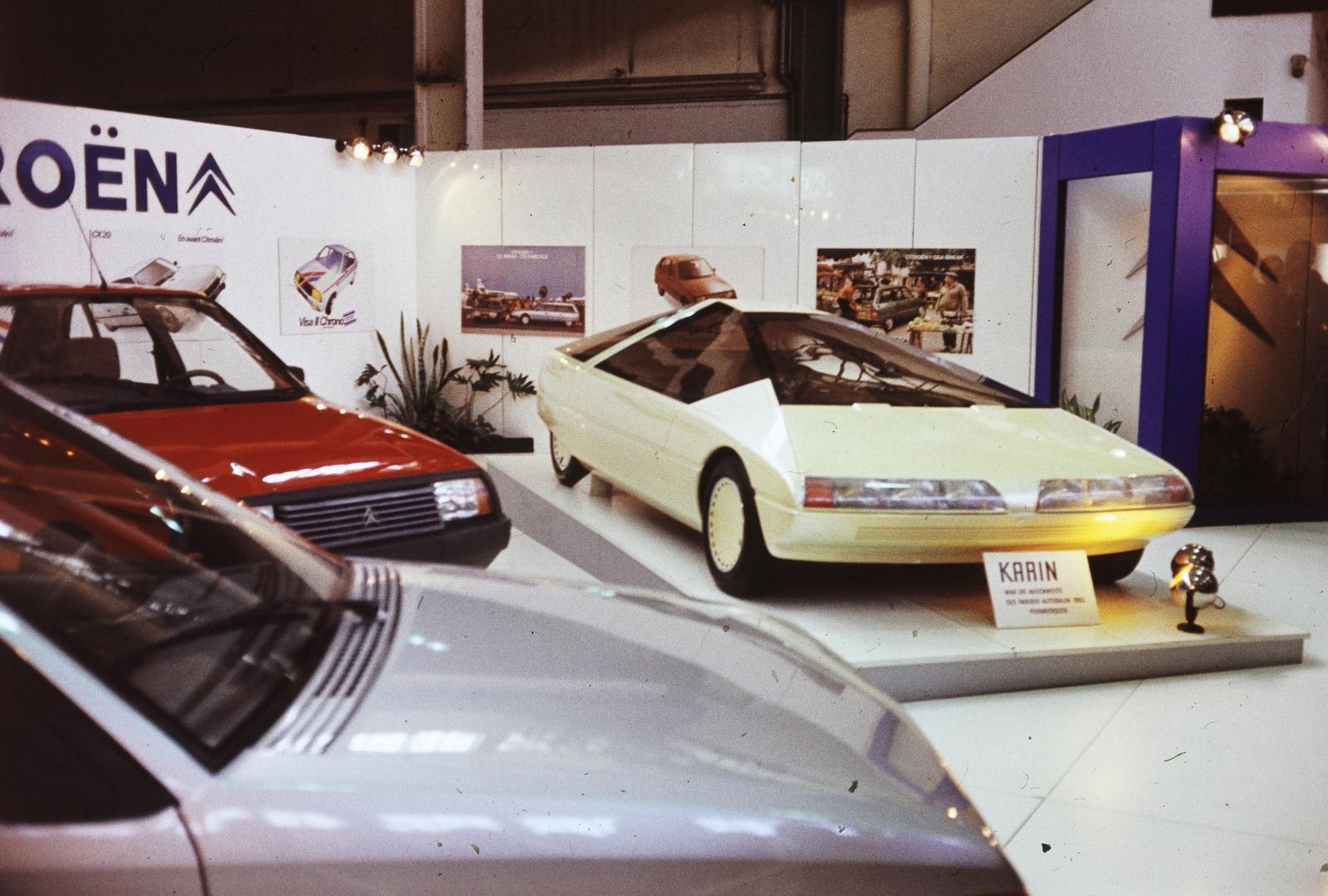 1980, Karácsony Iván, színes, Citroen Visa, Citroen-márka, formatervezés, prototípus, Fortepan #300386