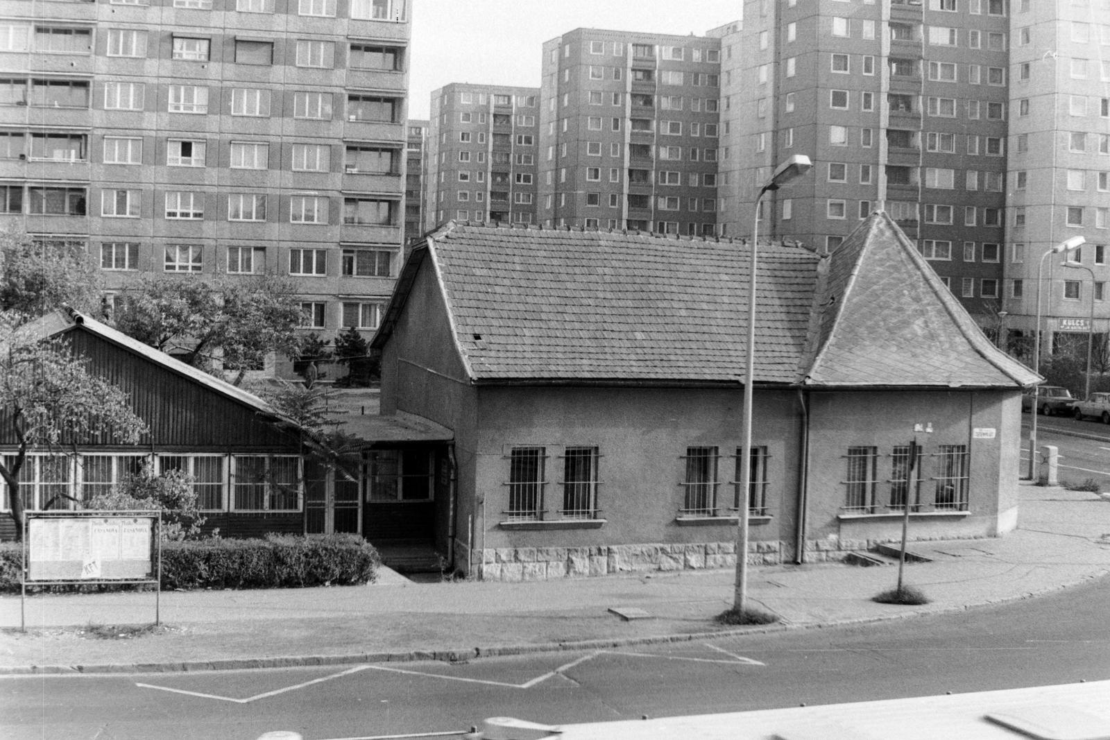 Hungary, Budapest XI., Tétényi út, jobbra az Etele (Szakasits Árpád) út., 1981, Kecskés András, Budapest, Fortepan #300401