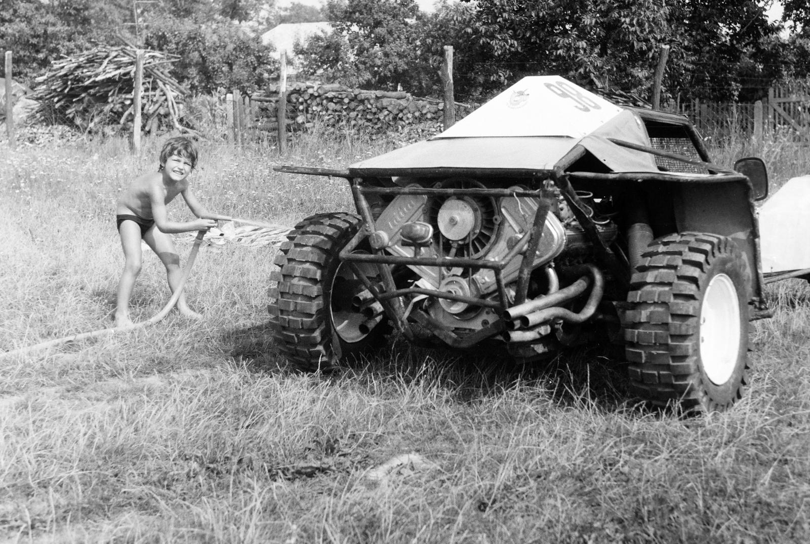 1983, Lanczner Ferdinánd, hosing, Fortepan #300410