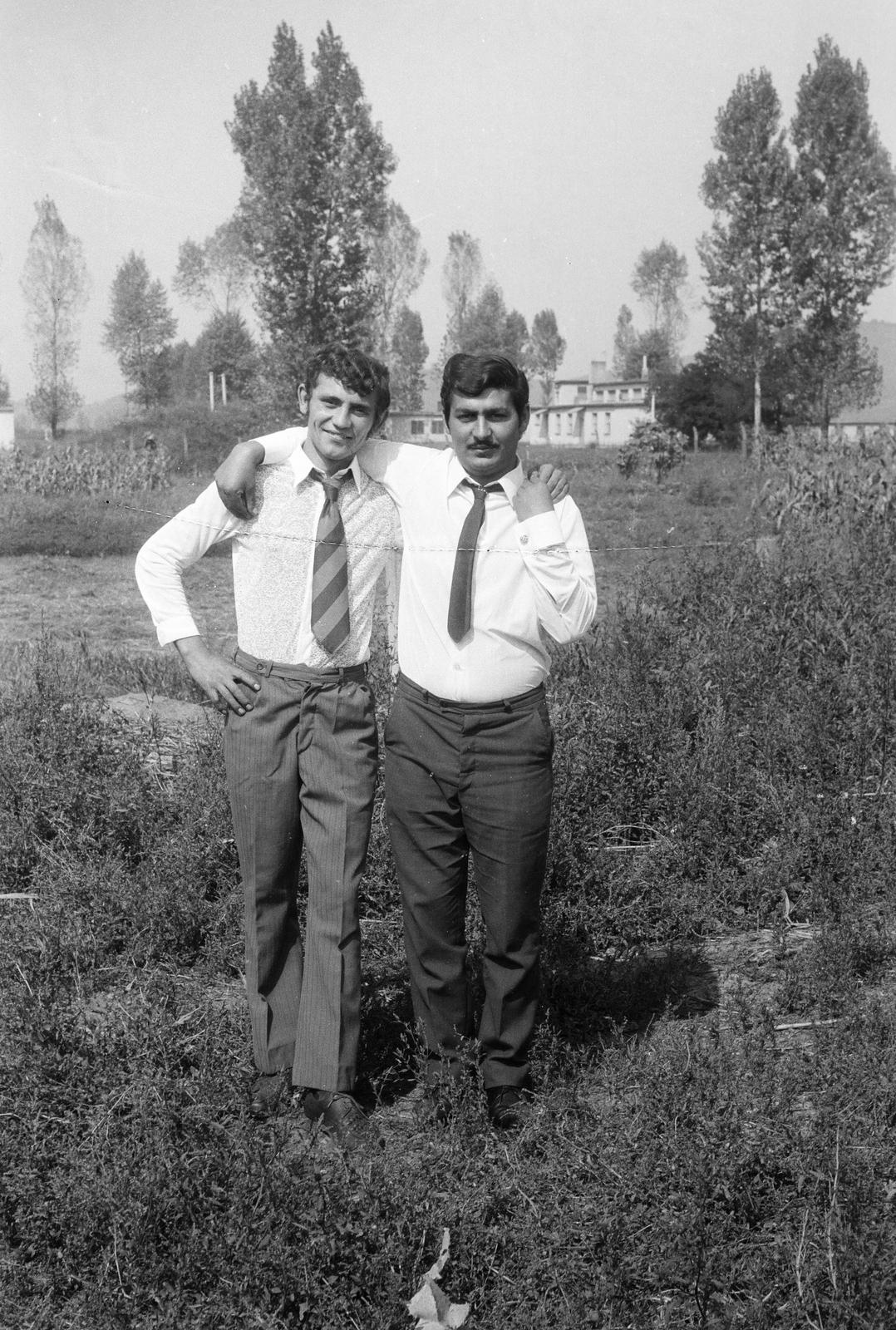 1971, Liktor Ferenc, tie, shirt, Fortepan #300432