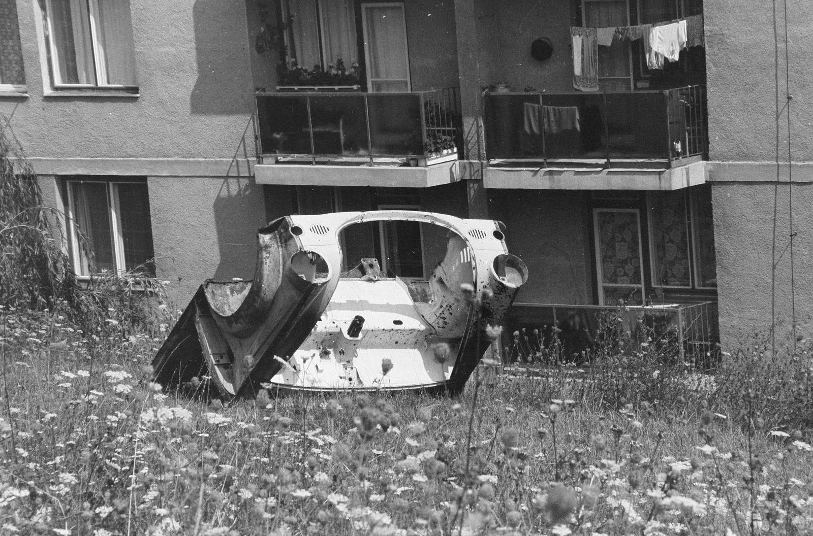 1971, Liktor Ferenc, járműroncs, Fortepan #300454