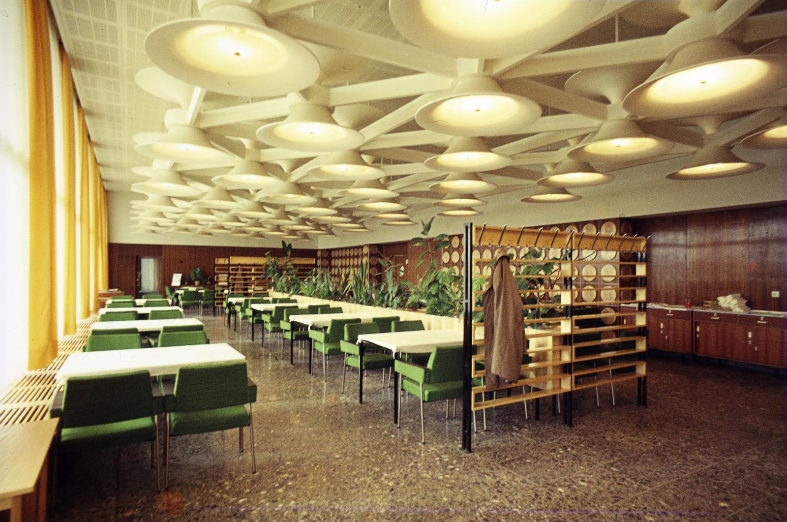 1971, Mnyenczán Tamás, modern design, színes, étkező, Fortepan #300525