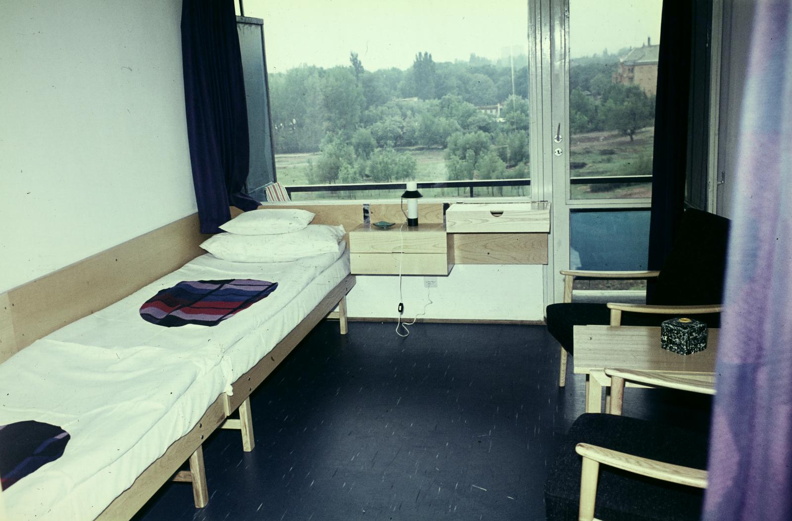 1971, Mnyenczán Tamás, színes, ágynemű, ágy, Fortepan #300526