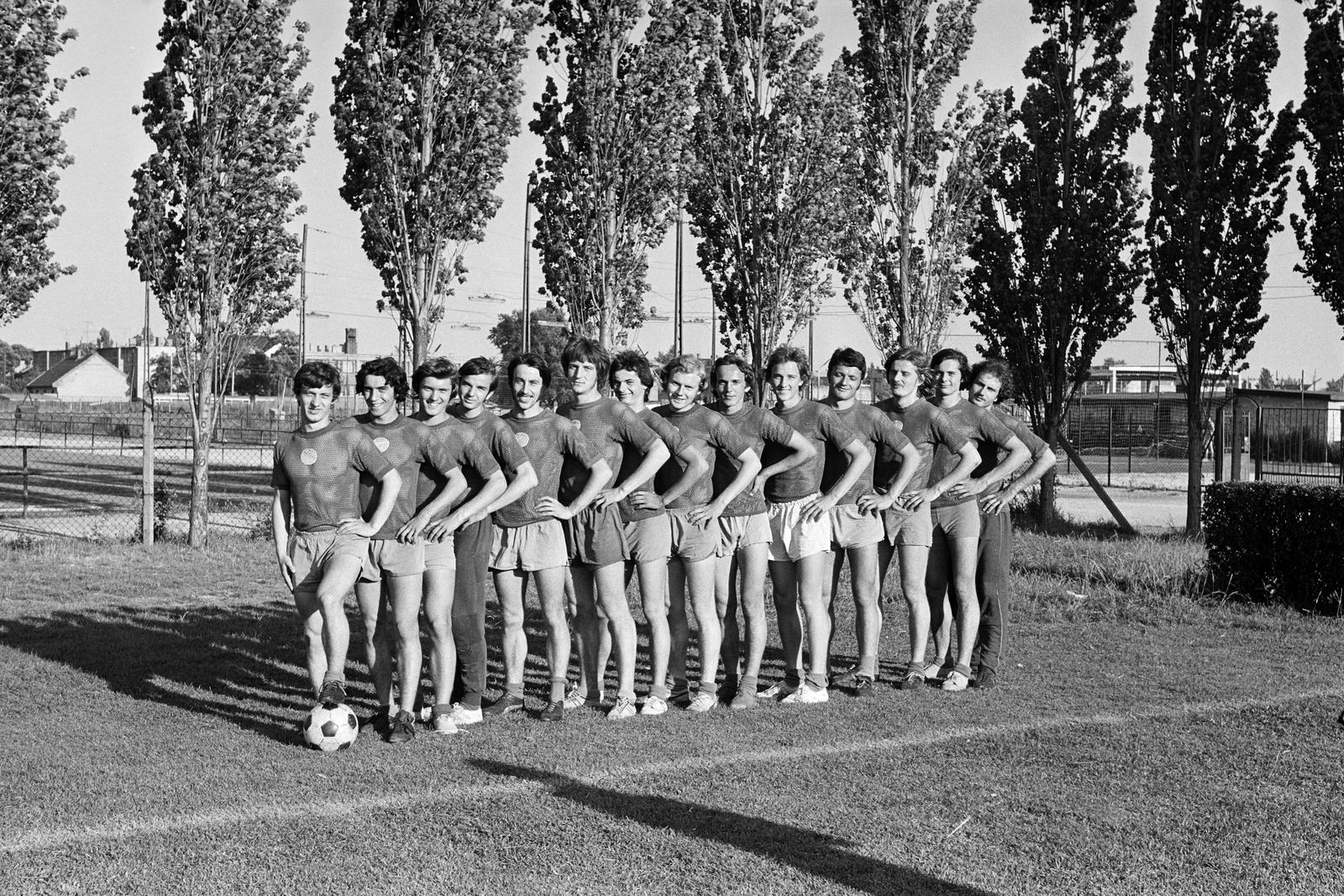 1969, Rékai Zsolt, team, soccer ball, Fortepan #300576