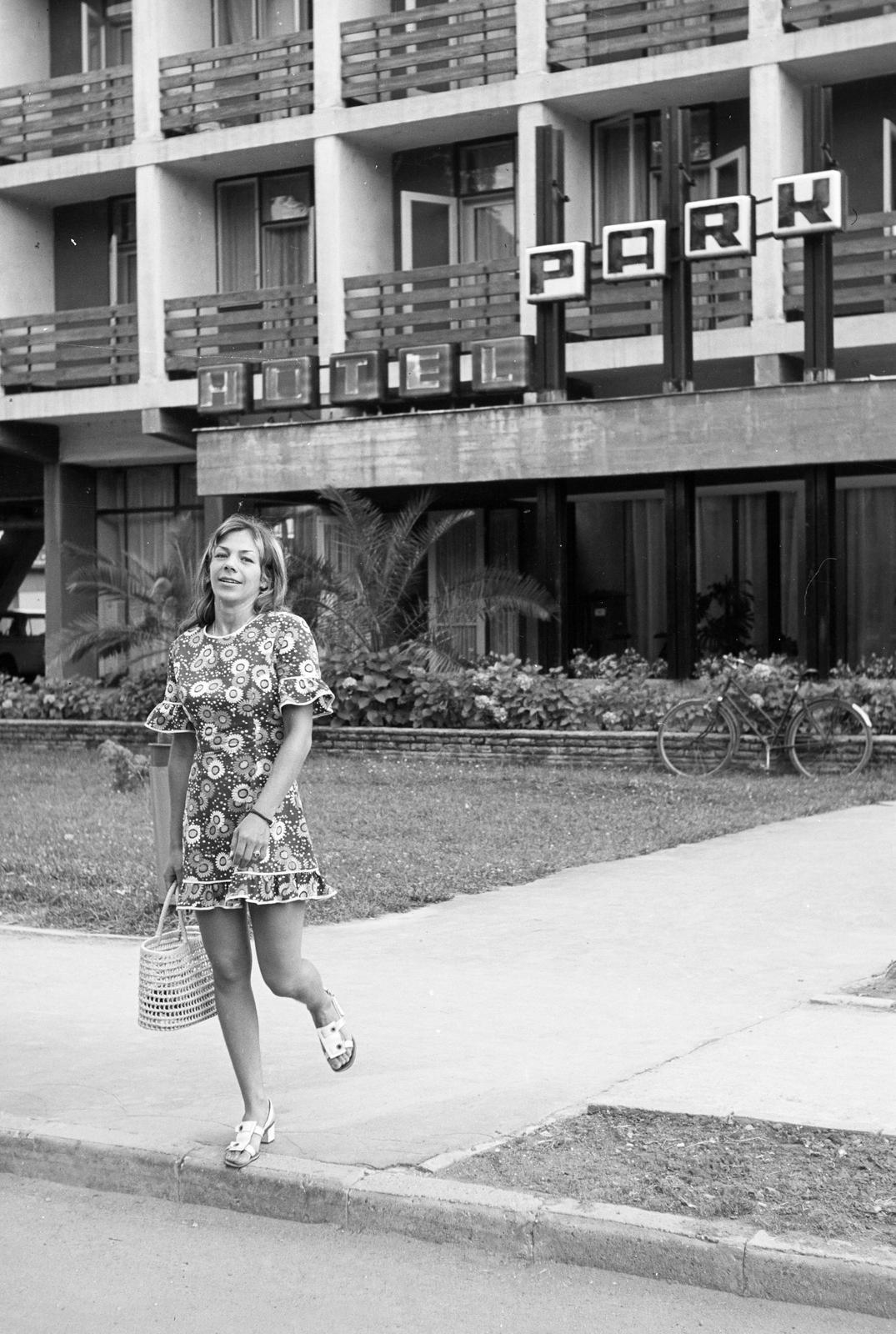 Hungary, Gyula, Part utca 15., Park Hotel., 1973, Rékai Zsolt, Fortepan #300690