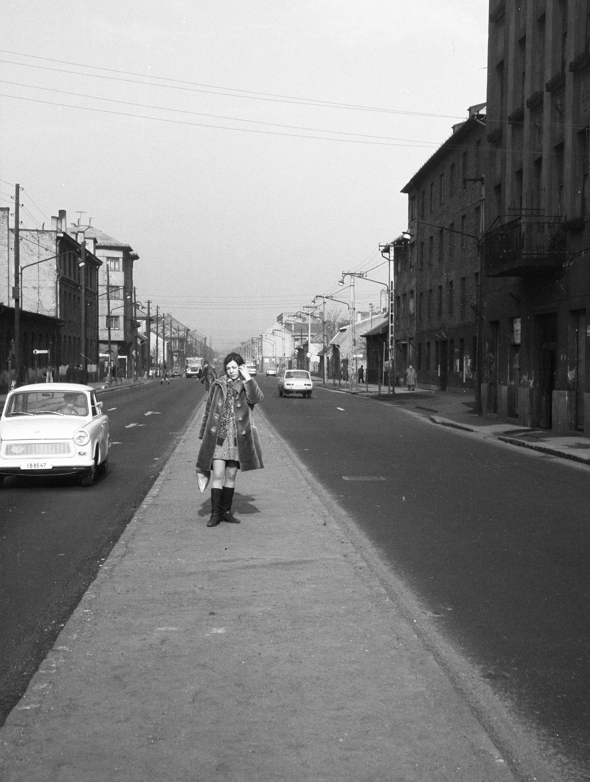 Magyarország, Budapest XIII., a Reitter Ferenc utca a Róbert Károly körút és Mór utca közötti szakaszon., 1970, Rékai Zsolt, Budapest, Fortepan #300712