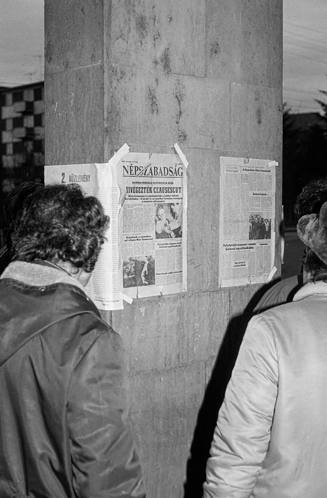 Románia,Erdély, Székelyudvarhely, A felvétel a romániai forradalom idején készült., 1989, Zenglitzky Zoltán, Fortepan #300959