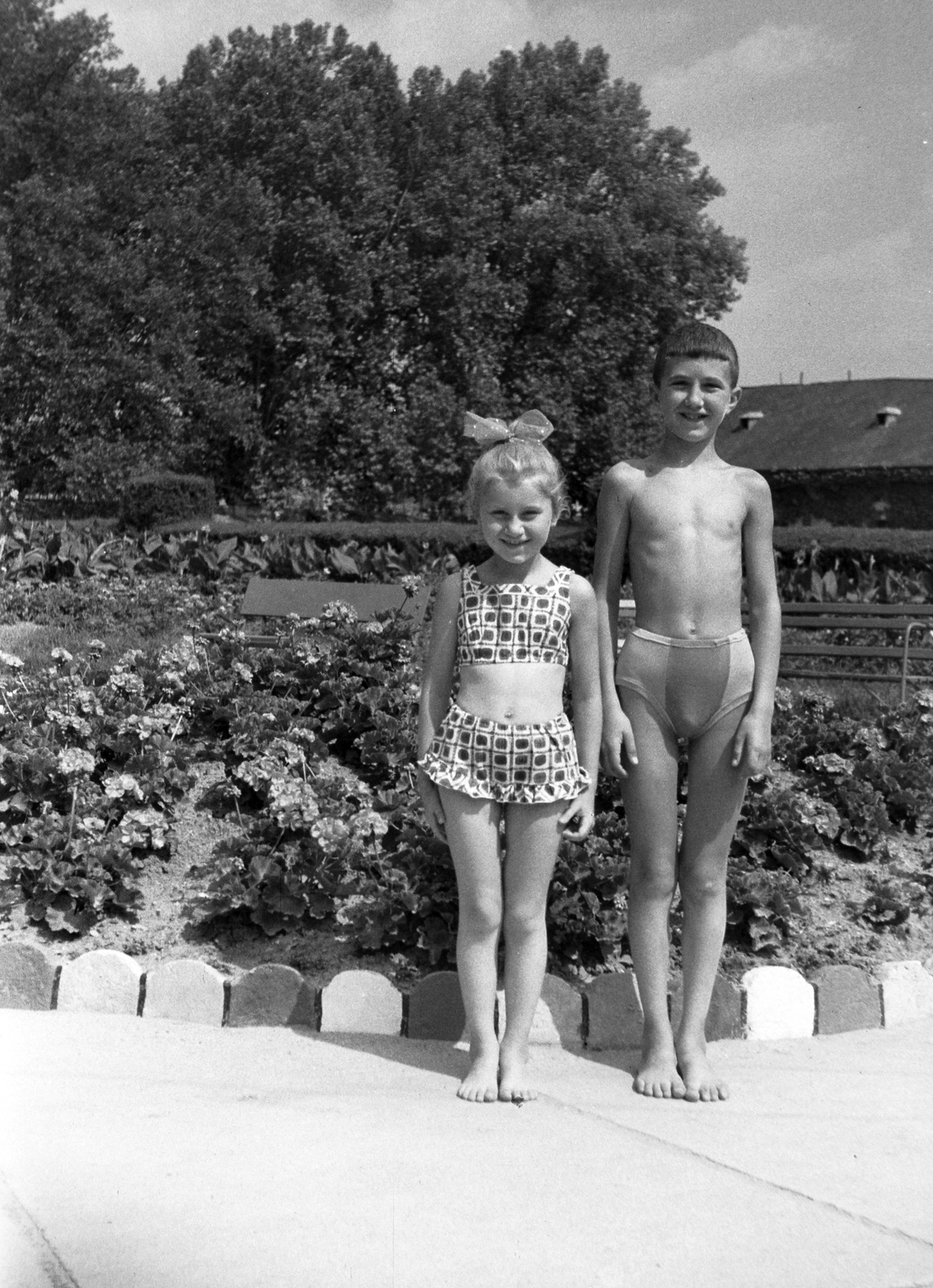 Hungary, Eger, városi strand., 1965, Németh Tamás, Fortepan #30111
