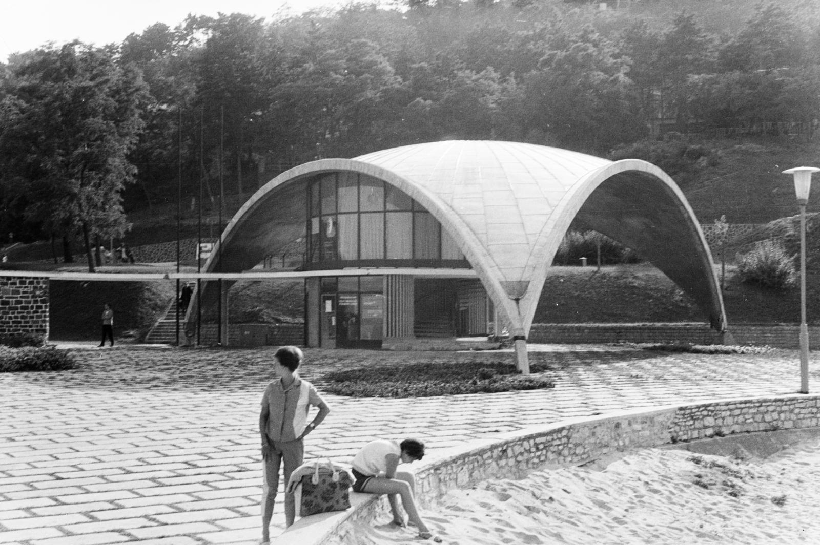 Magyarország,Balaton, Tihany, kikötő., 1961, Szalay János, Fortepan #301170