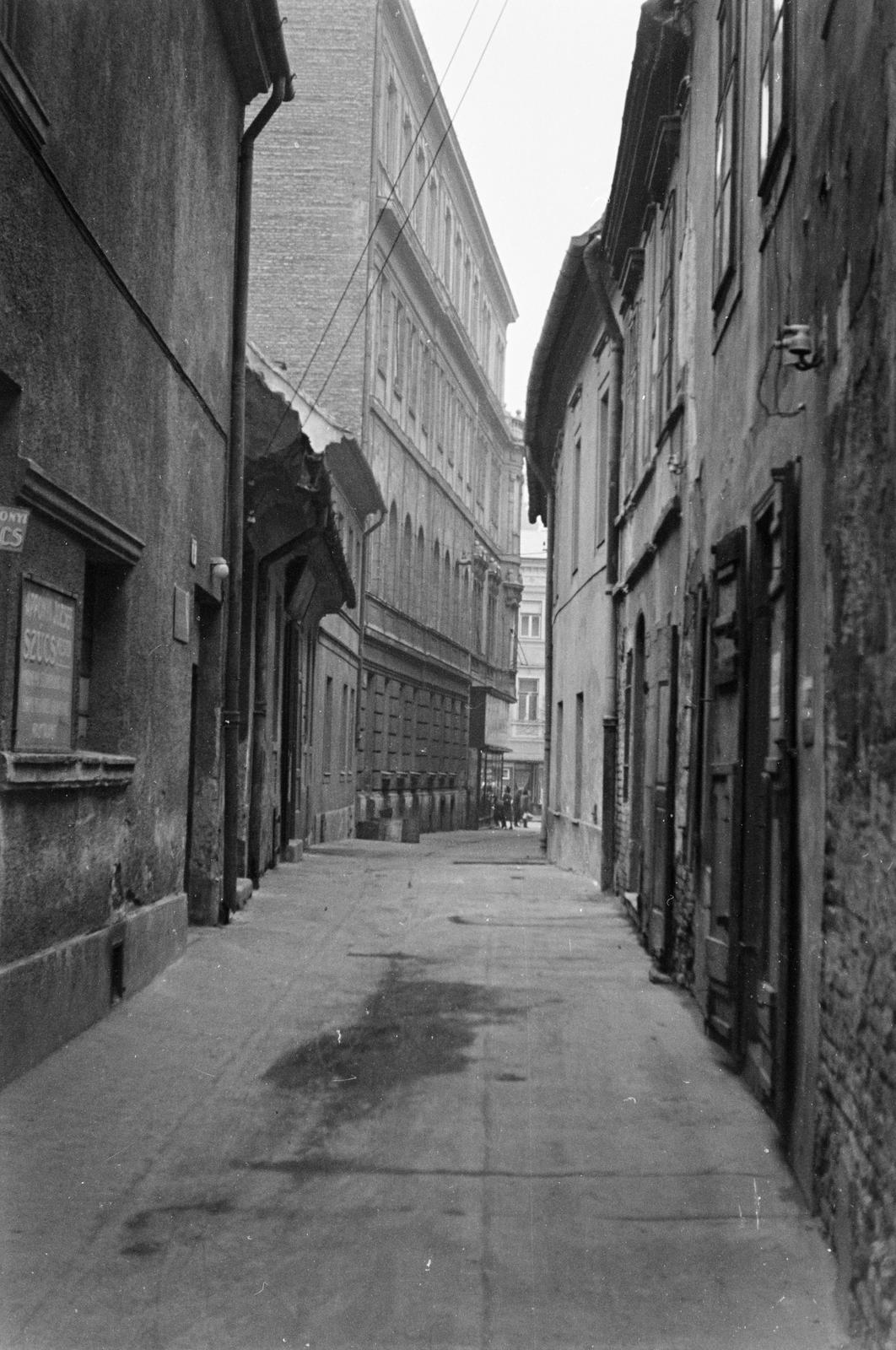 Hungary, Győr, Csillag utca, szemben a Baross Gábor út melletti épületek láthatók., 1962, Szalay János, Fortepan #301199