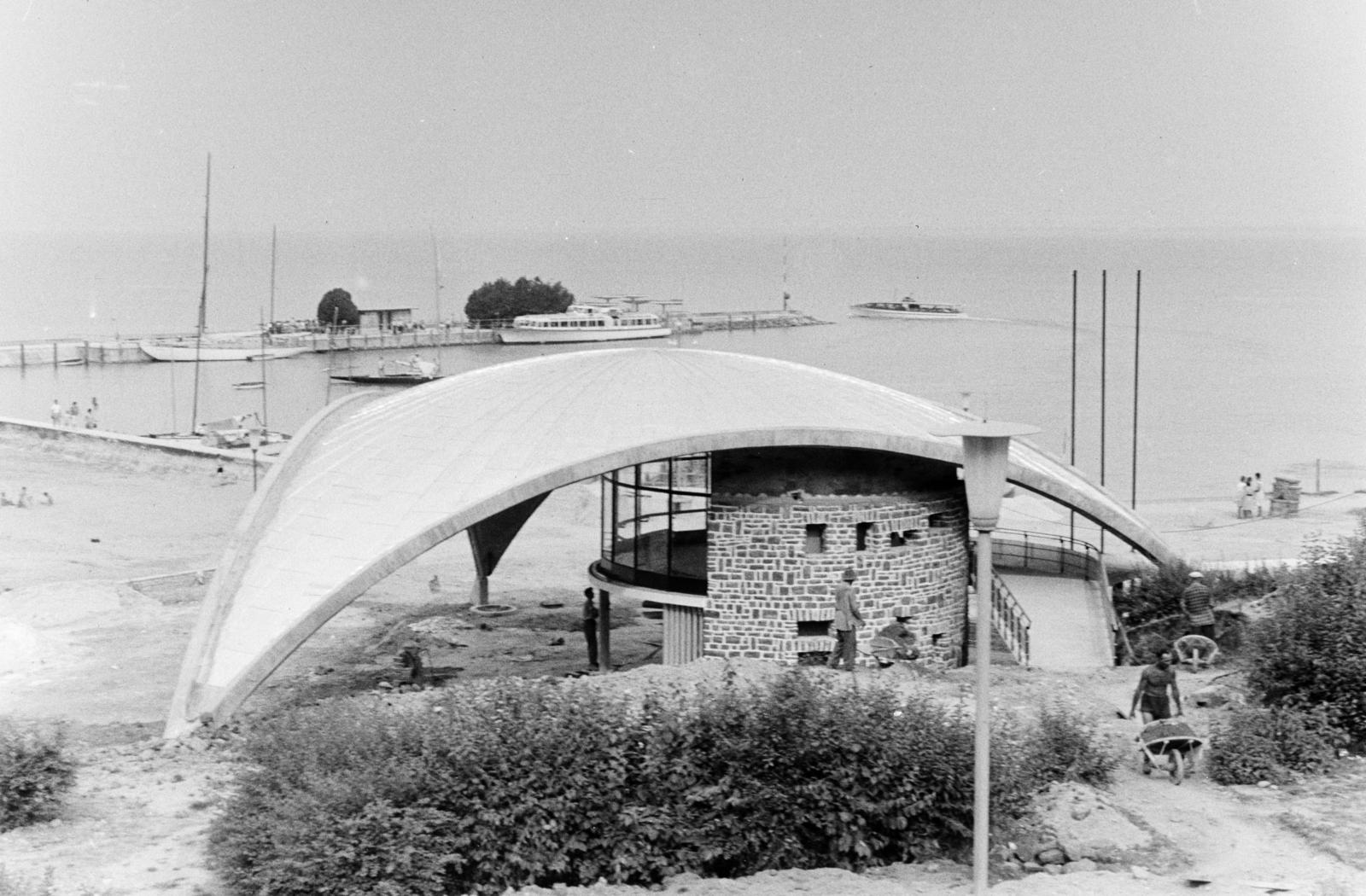 Magyarország,Balaton, Tihany, kikötő., 1960, Szalay János, Fortepan #301229