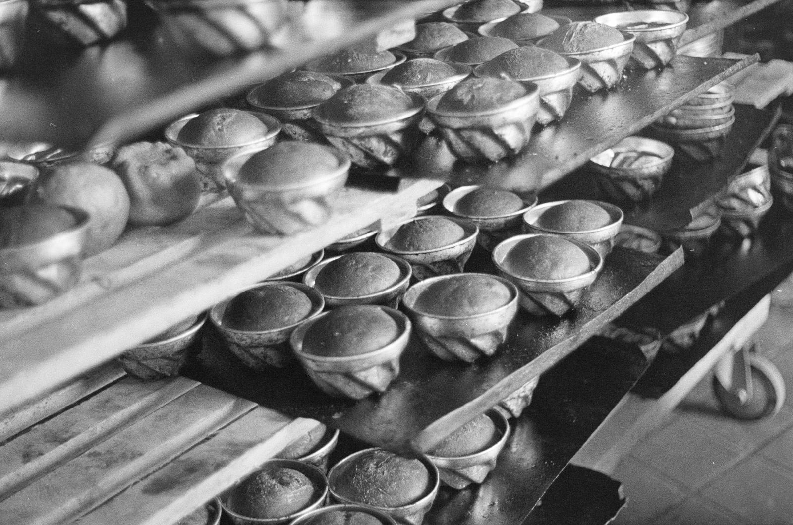 1980, Szaller Károly, bakery, pastry, Fortepan #301724